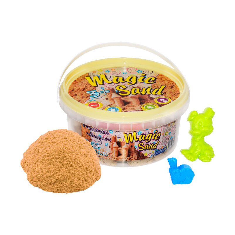Дитячий кінетичний пісок Strateg Magic Sand класичний, від 3 років, 350 г