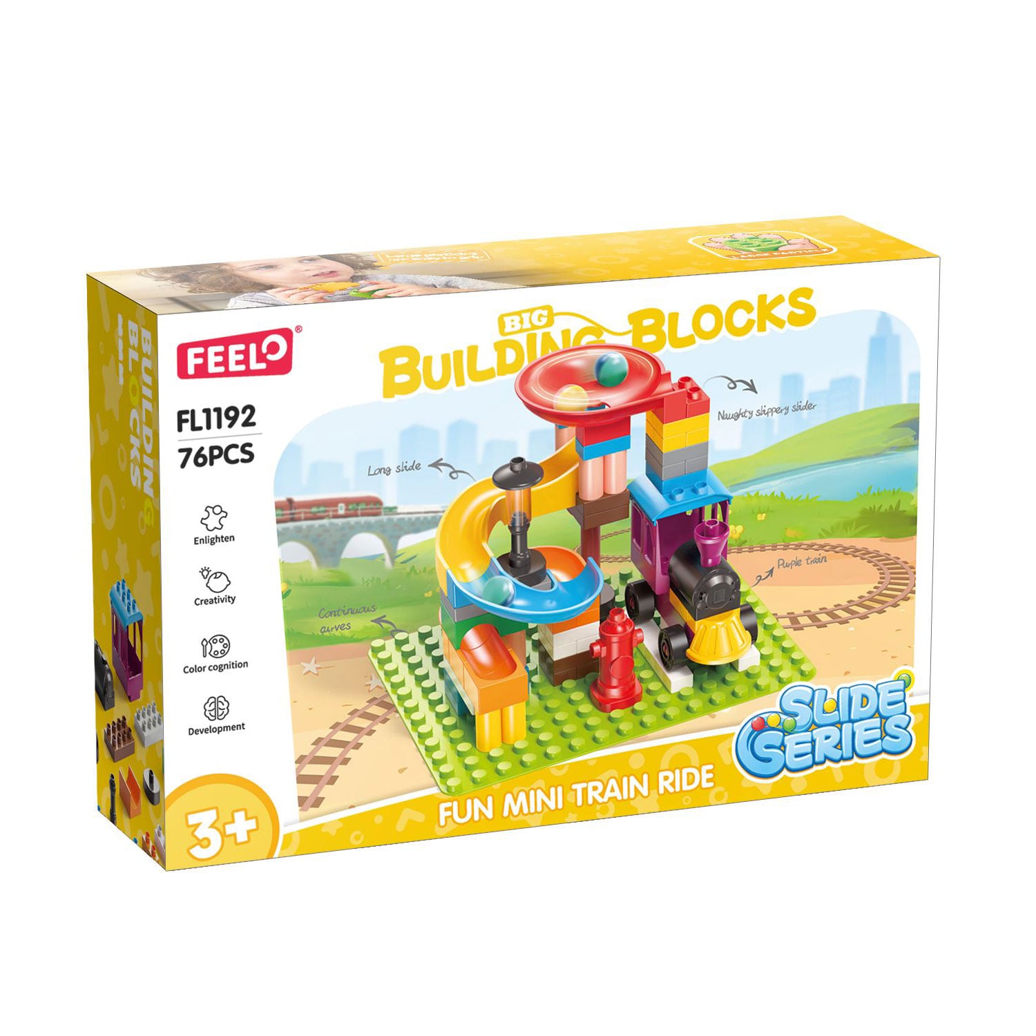 Дитячий конструктор FEELO TOYS Гірка радості, від 3 років (FL1192)