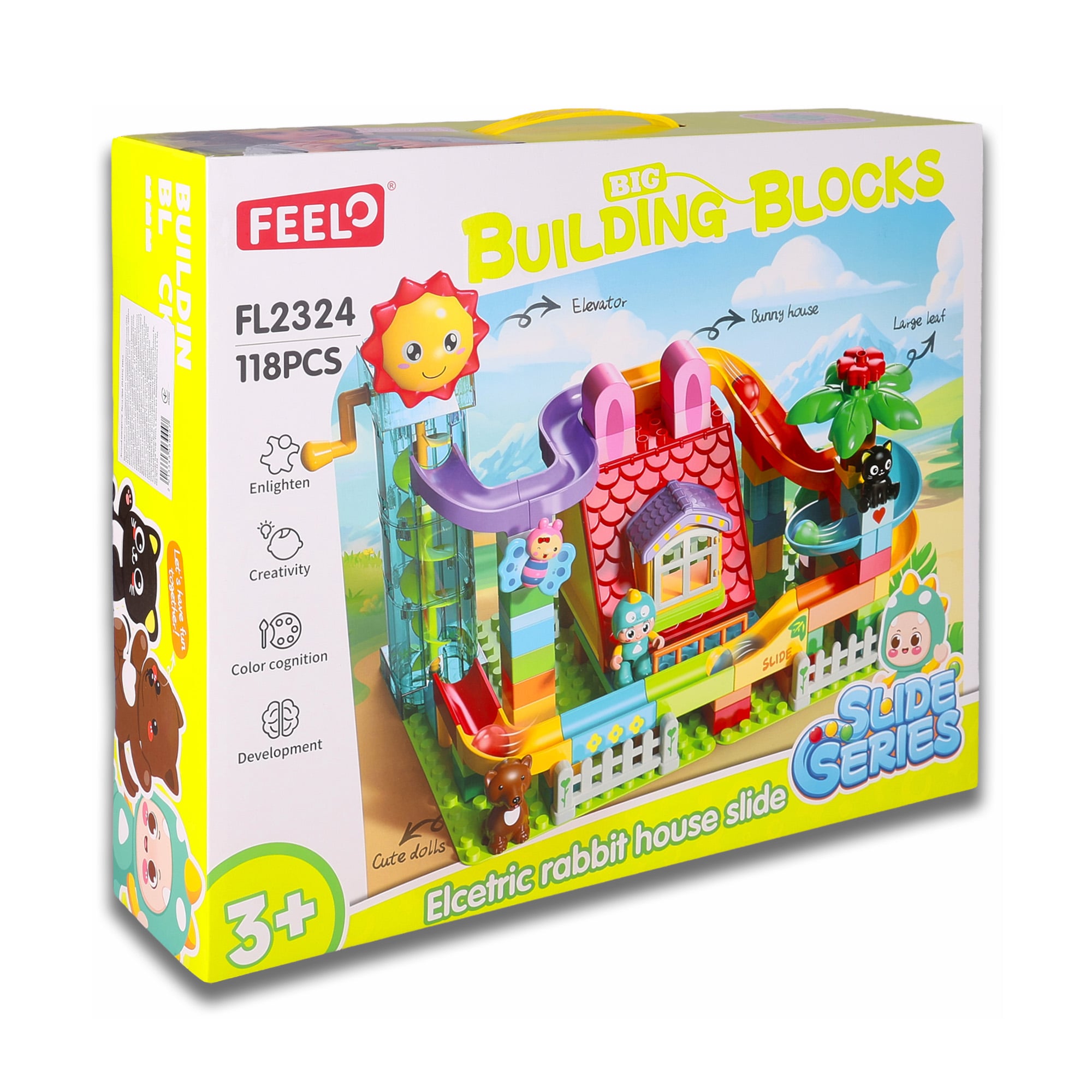 Дитячий конструктор FEELO TOYS Крута гірка, 118 деталей, від 3 років (FL2324)