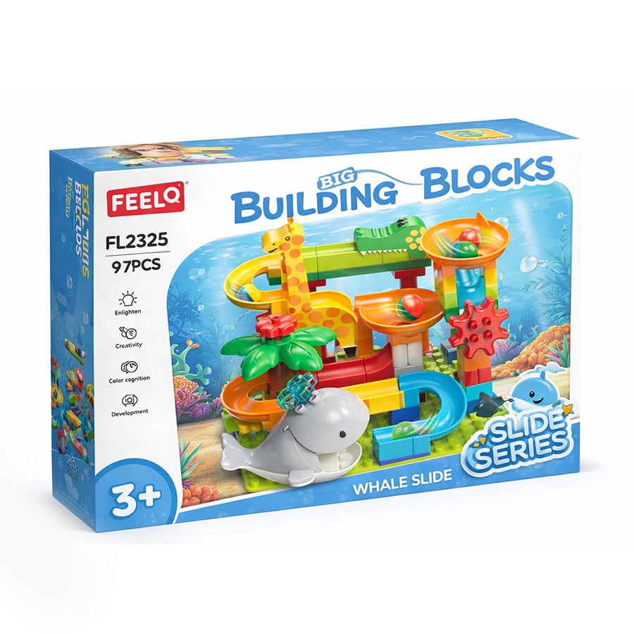 Дитячий конструктор FEELO TOYS Швидкий спуск, 97 деталей, від 3 років (FL2325)
