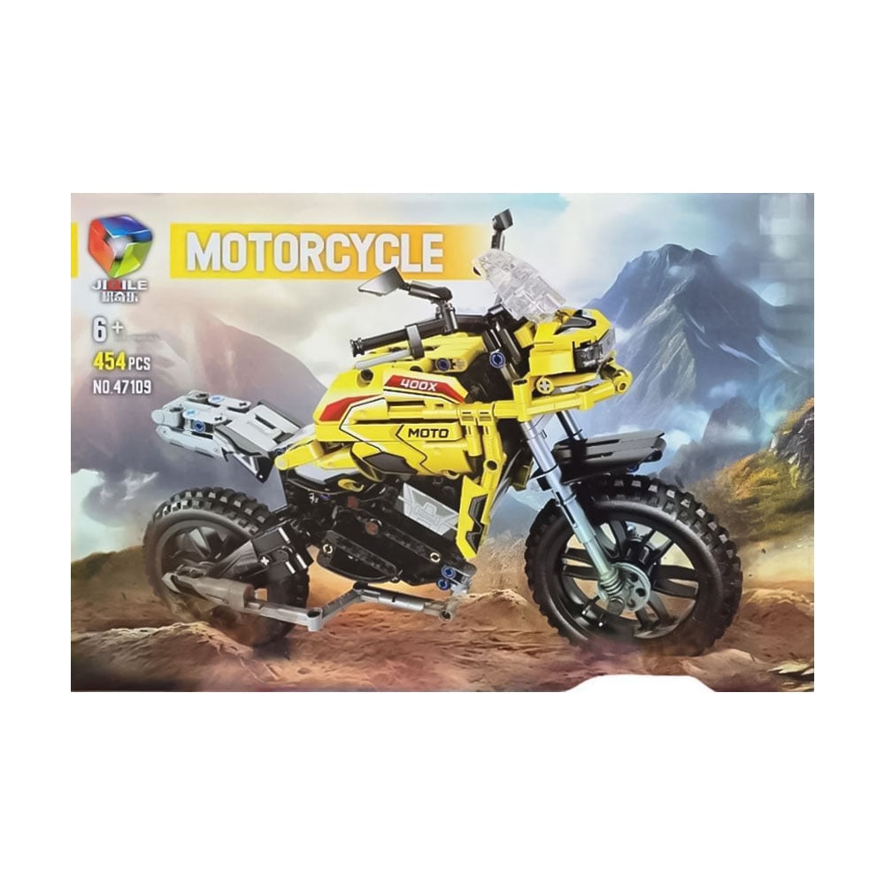 Дитячий конструктор JIQILE мотоцикл Honda CB, від 6 років, 454 деталі, 52*7.5*35 см (AJ021632)