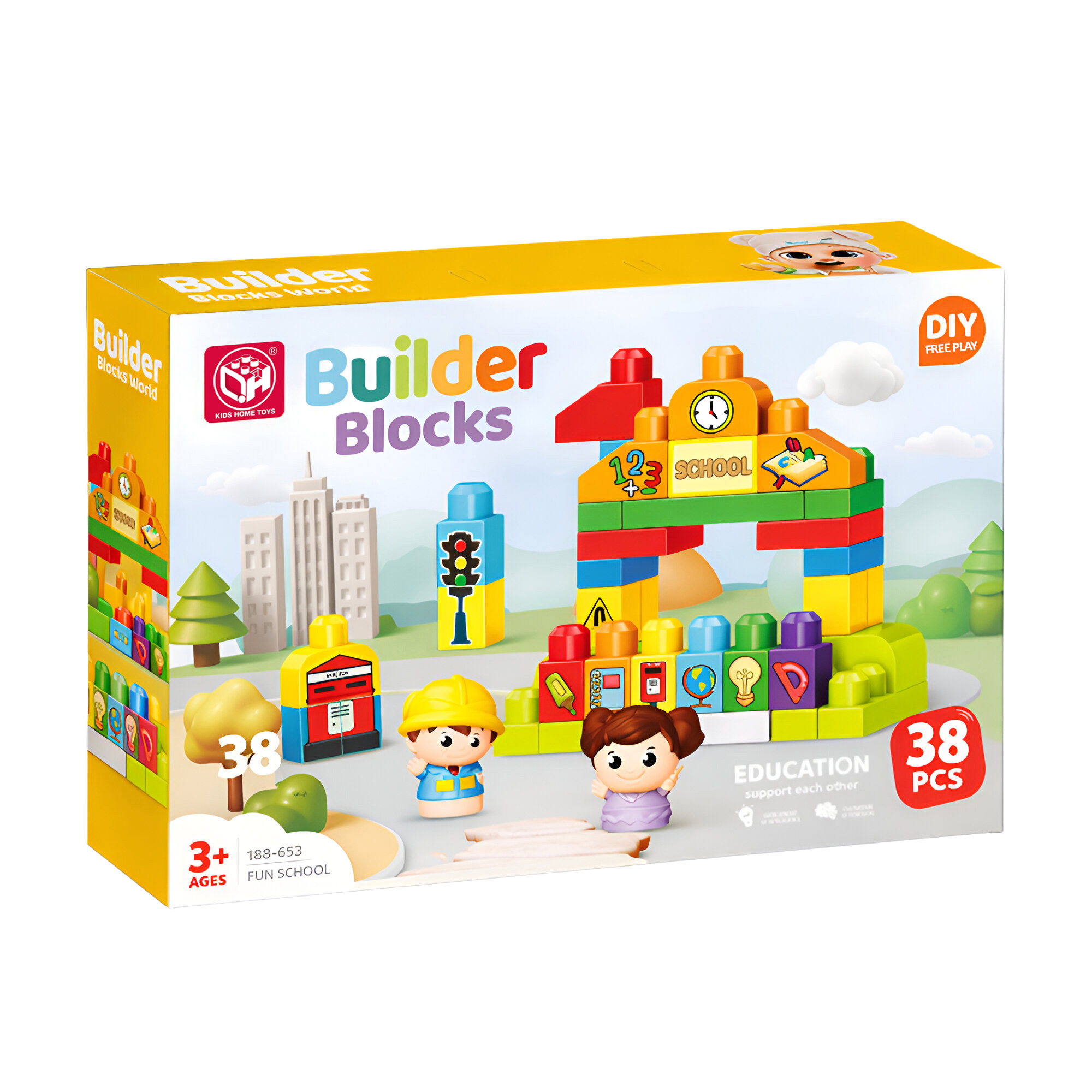 Дитячий конструктор KIDS HOME TOYS  Місце знань, від 3 років (188-653)