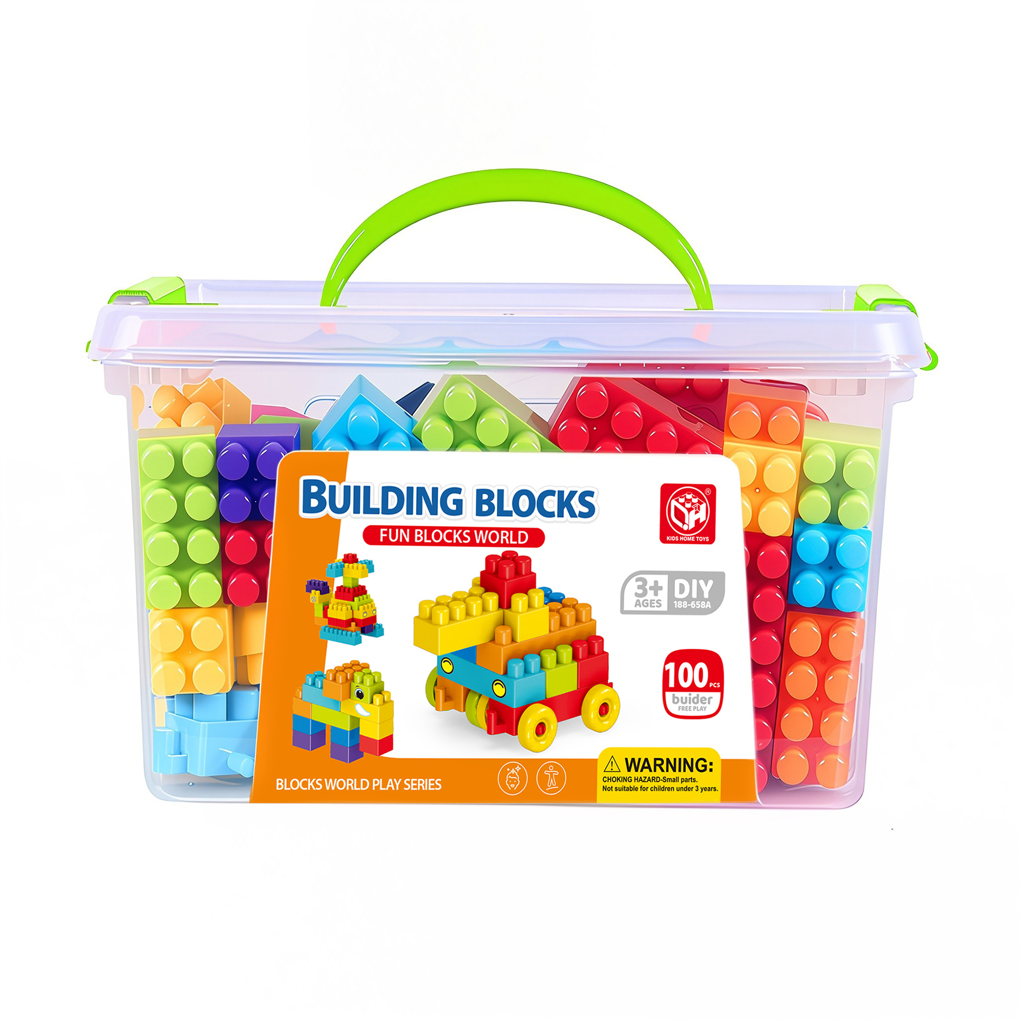 Дитячий конструктор KIDS HOME TOYS  Твори та грай, від 3 років (188-702A)