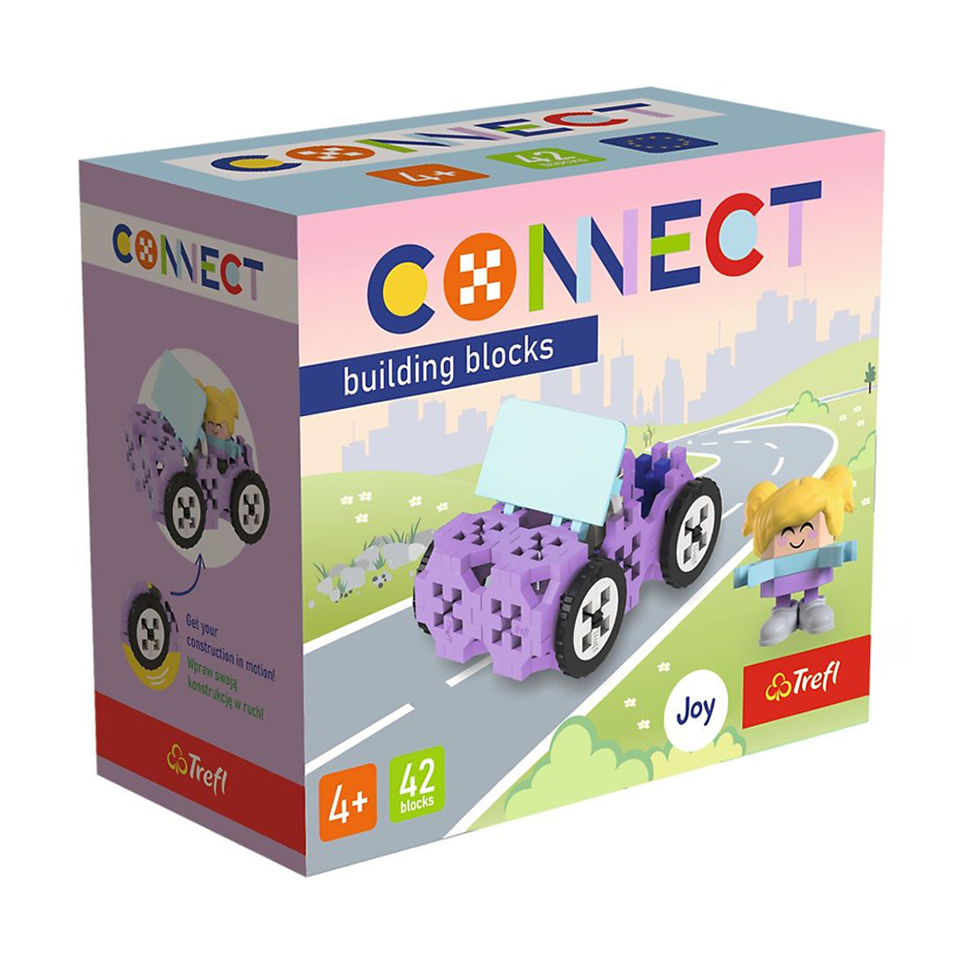 Дитячий конструктор Trefl Connect Машина, від 4 років, 42 деталі (62043)