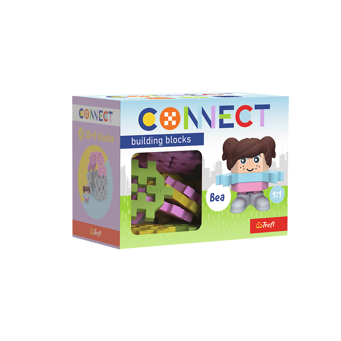 Дитячий конструктор Trefl Connect з ігровою фігуркою Bea, від 4 років, 35 деталей (62004)