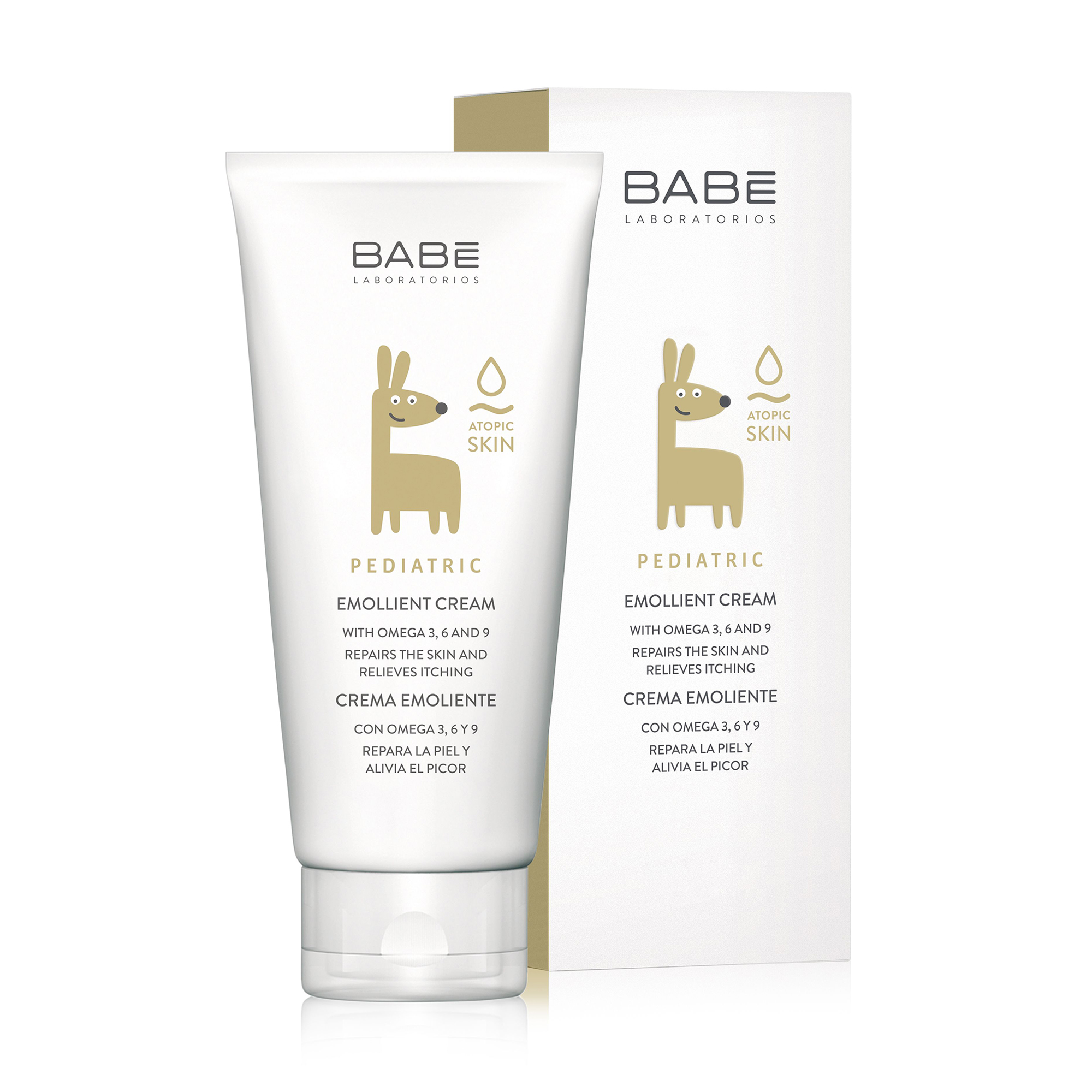 Дитячий крем-емолент BABE Emollient Cream для сухої та атопічної шкіри, 200 мл