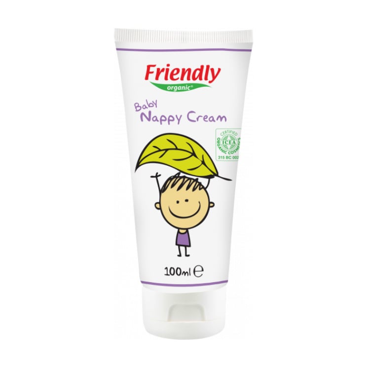 Дитячий крем Friendly Organic Baby Nappy Cream під підгузок, 100 мл