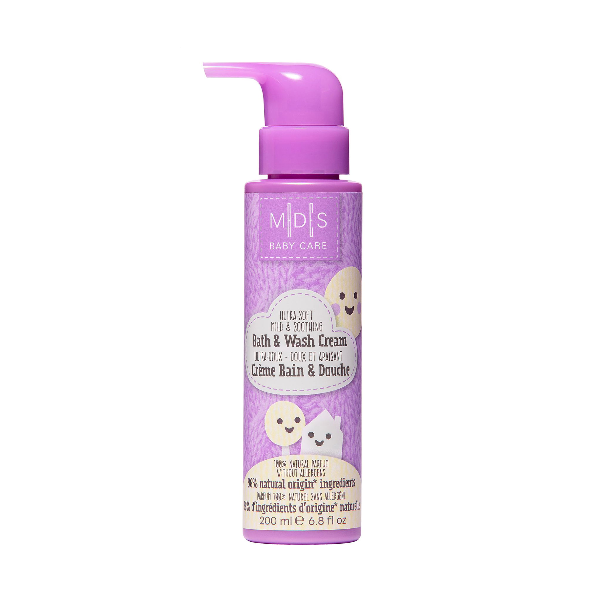 Дитячий кремовий засіб для купання Mades Cosmetics Baby Care Bath &amp; Wash Cream, 200 мл
