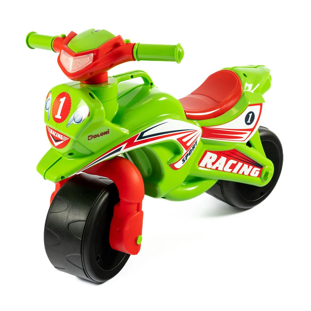 Дитячий мотоцикл Doloni Sport, зелений, від 3 років (0138/50)