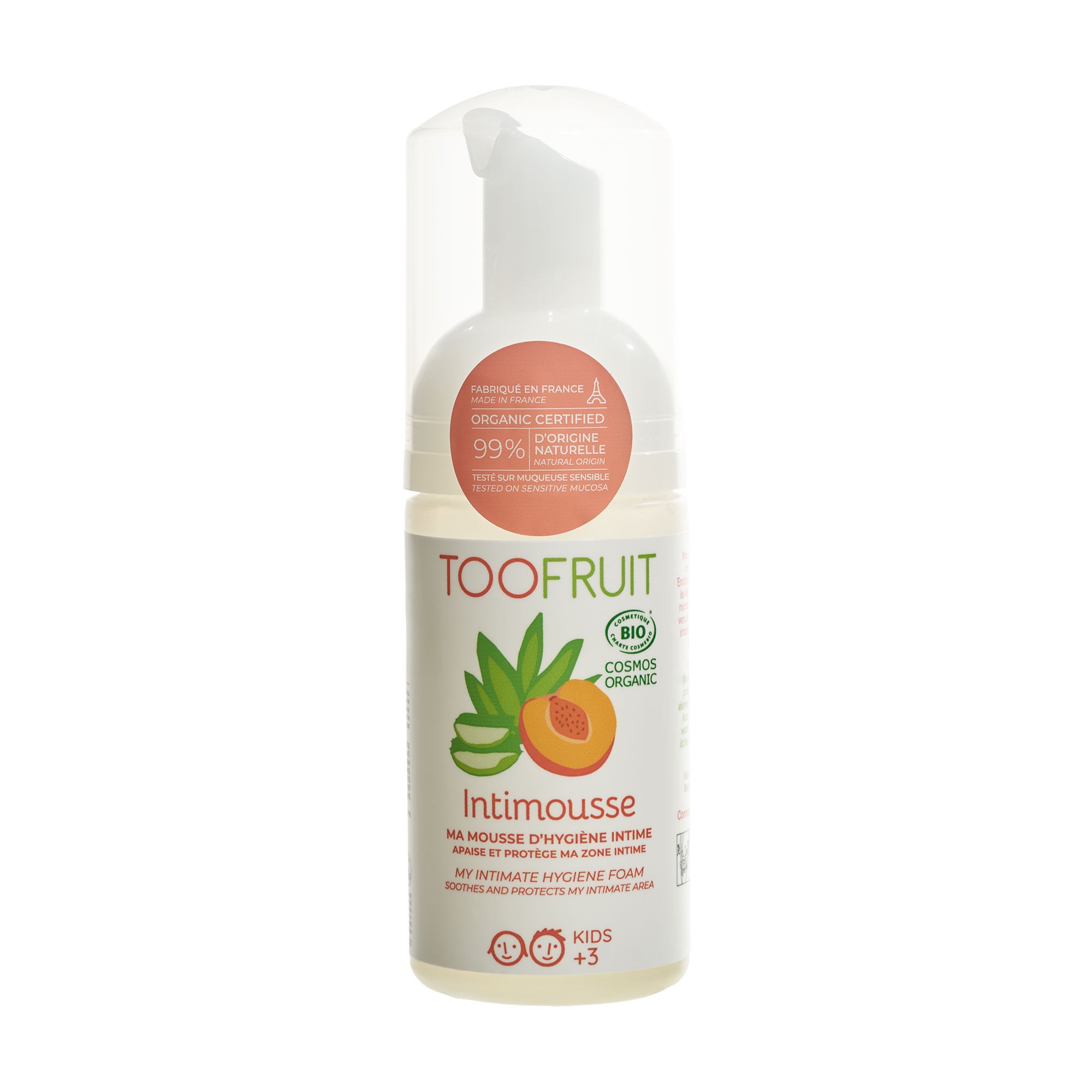 Дитячий мус для інтимної гігієни TOOFRUIT My Intimate Hygiene Foam, від 3 років, 100 мл