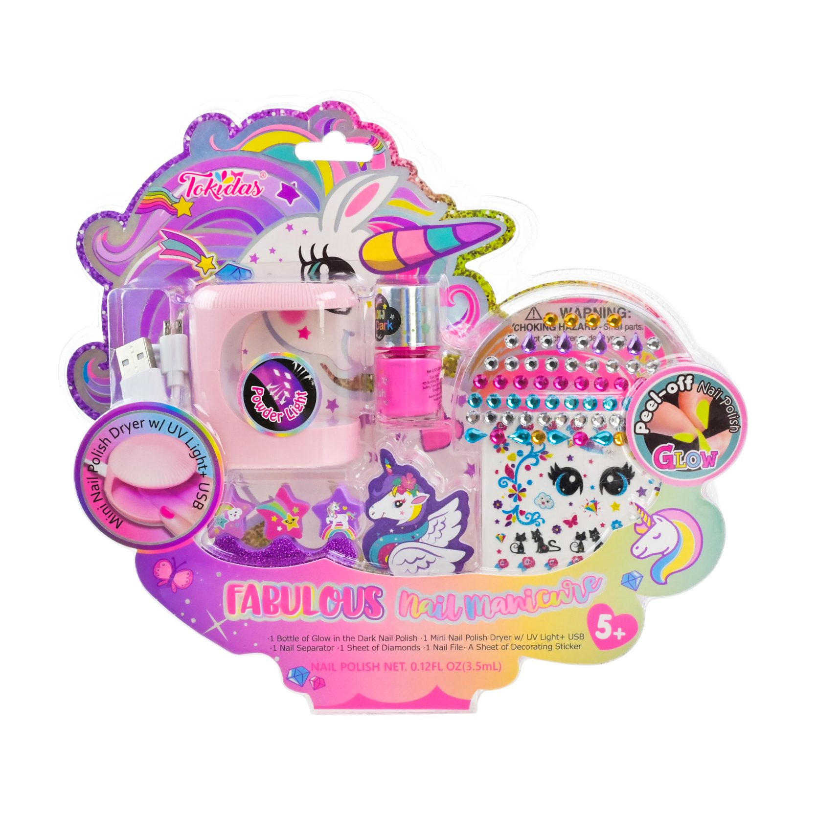 Дитячий набір для манікюру Tokidas Fabulous Nail Manicure, від 5 років (T043U)