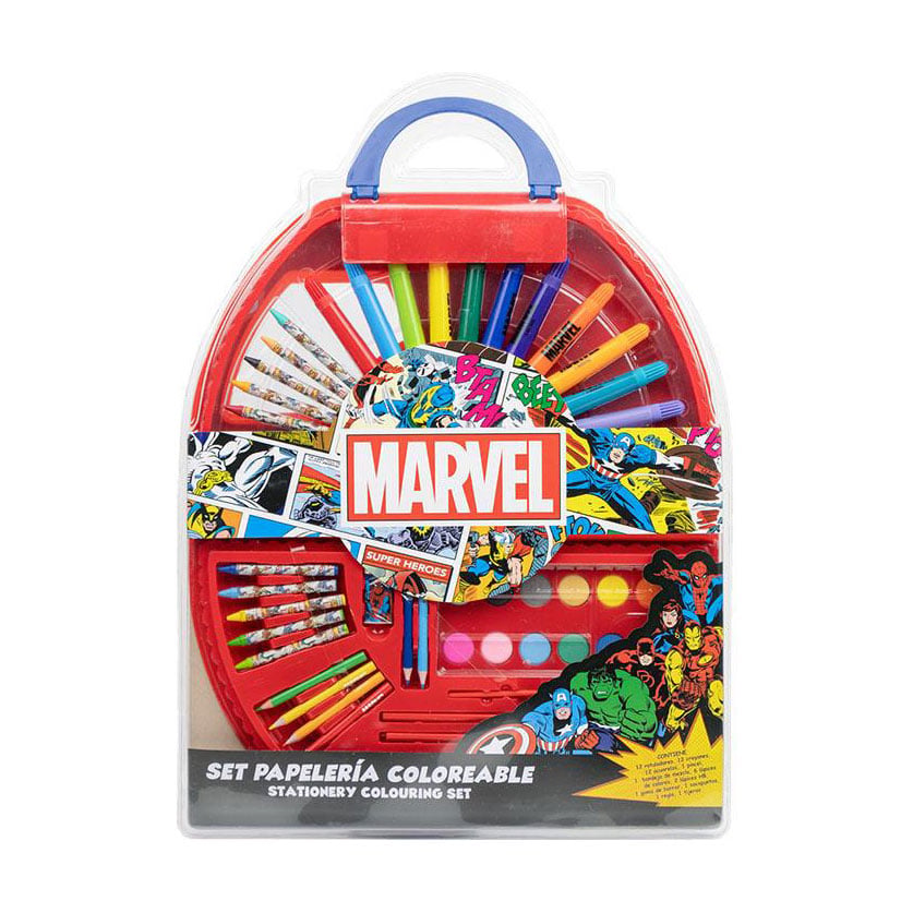 Дитячий набір для розмальовки Cerda 50 Pieces Marvel, від 3 років, 41*58*3 см, 50 предметів (2700000814)