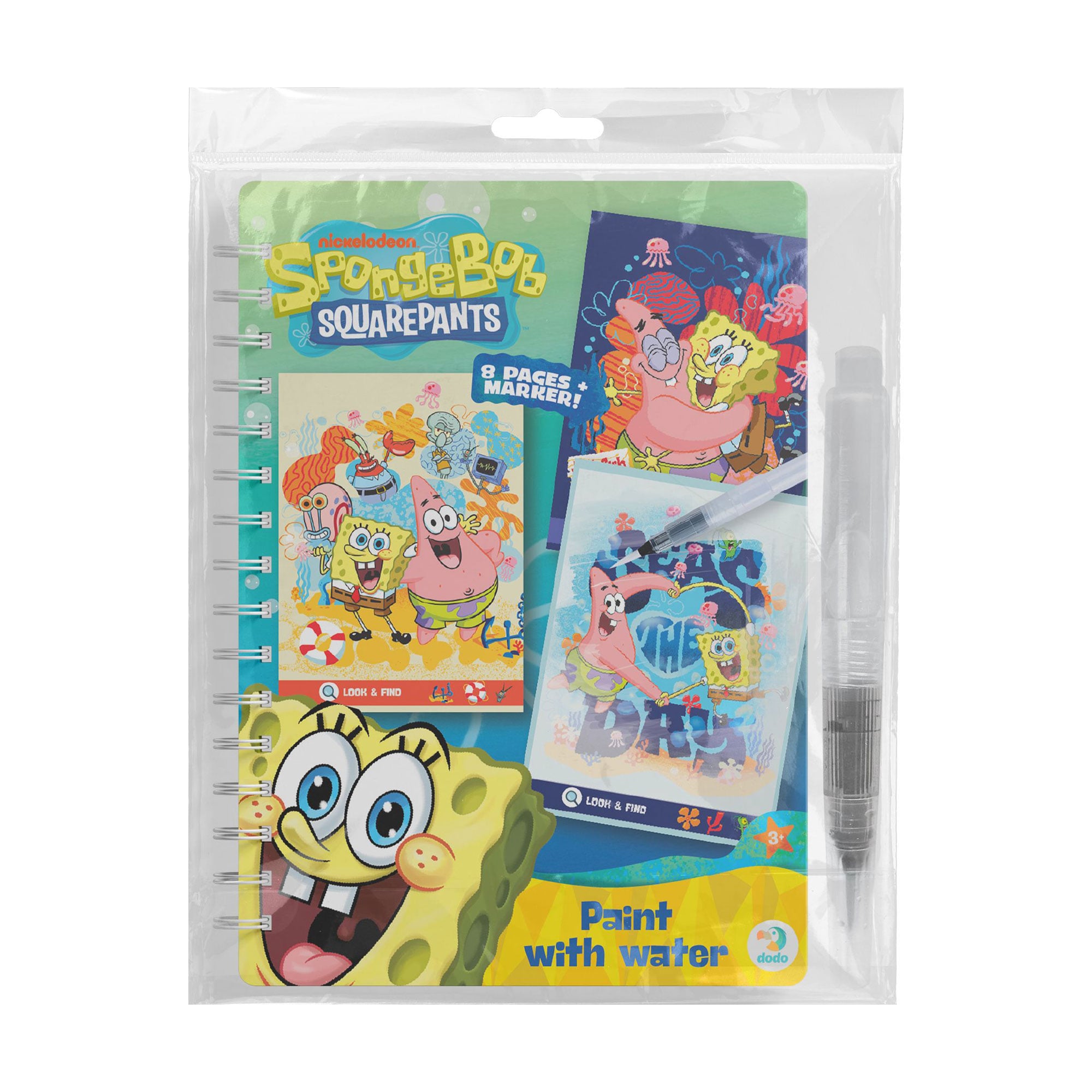 Дитячий набір для творчості DoDo Малюй водою: Sponge Bob, від 3 років (200642)