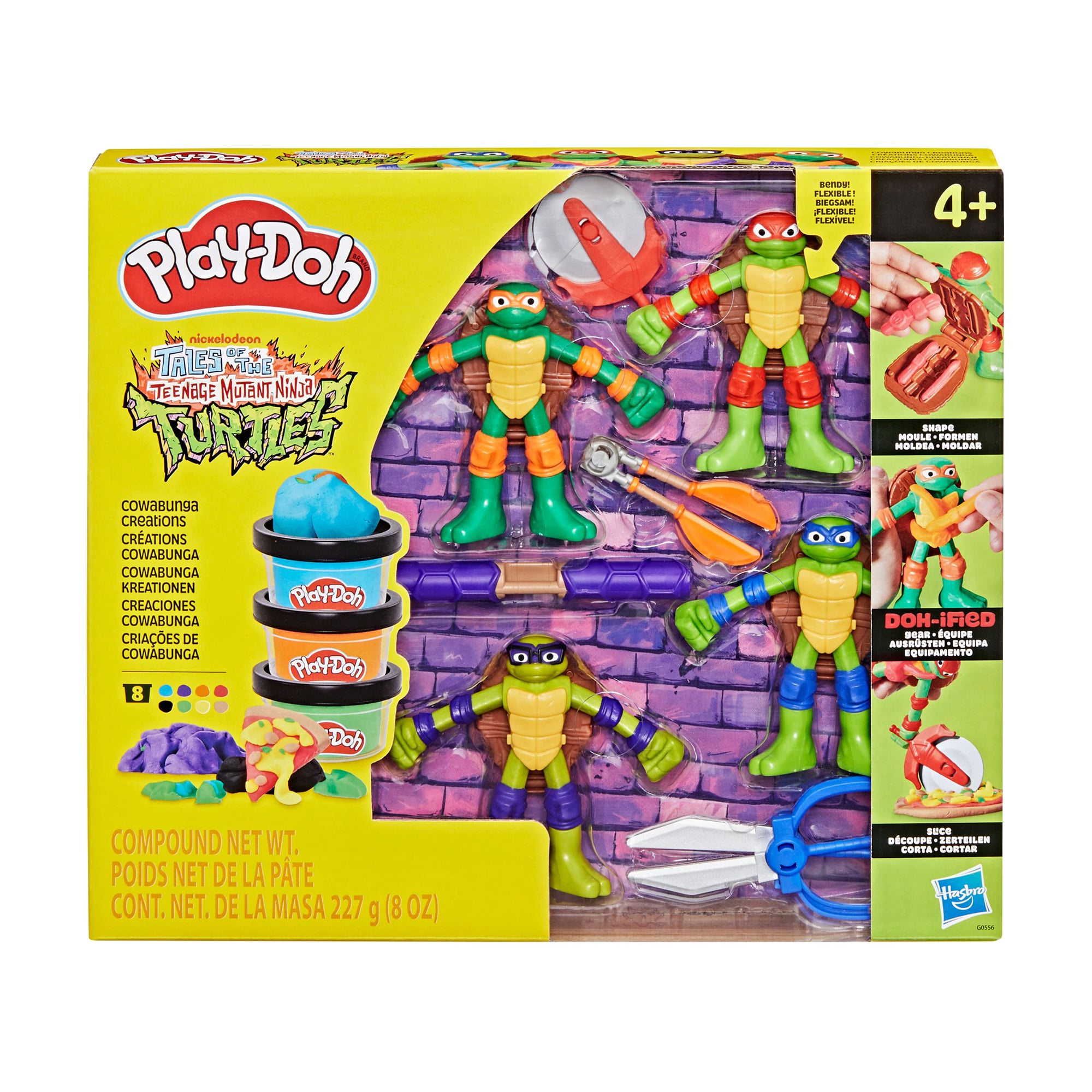 Дитячий набір для творчості Play-Doh Черепашки-ніндзя: Ковабунга, від 4 років (G0556)