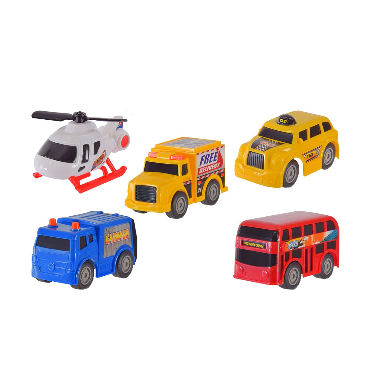 Дитячий набір машинок Країна Іграшок Mini City Vehicle, від 3 років, 5 шт (MY101)