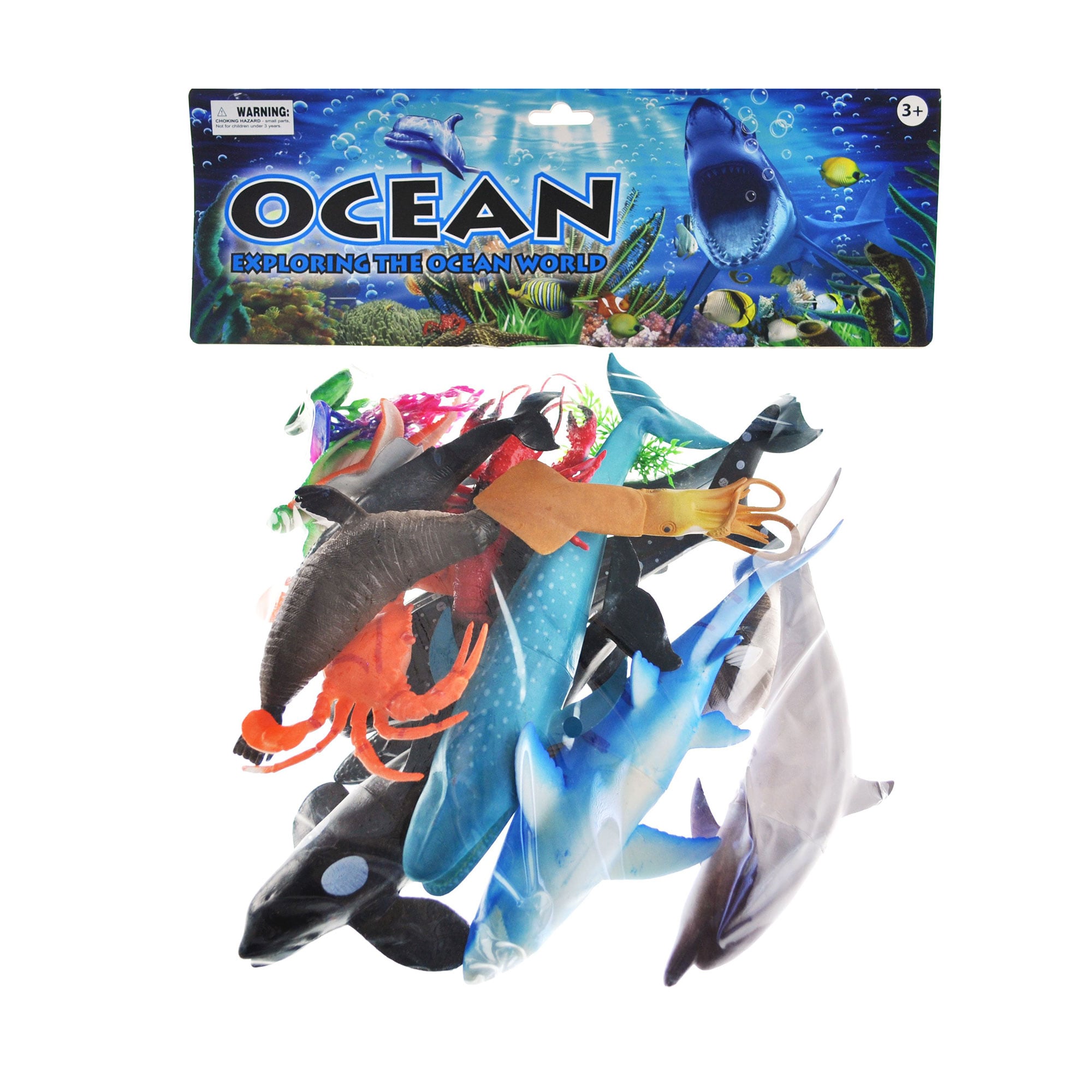 Дитячий набір морських тварин YG Toys Ocean в кульку, від 3 років, 35*40*10 см (303-78)