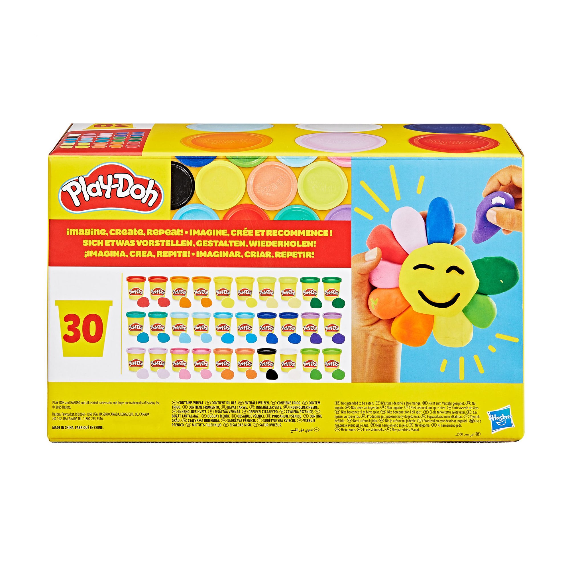 Дитячий набір пластиліну для творчості Play-Doh Case Of Imagination, від 2 років, 30 шт (F0634)