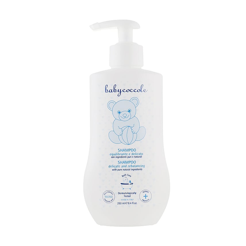 Дитячий ніжний шампунь для волосся Babycoccole Gentle Shampoo, від народження, 250 мл