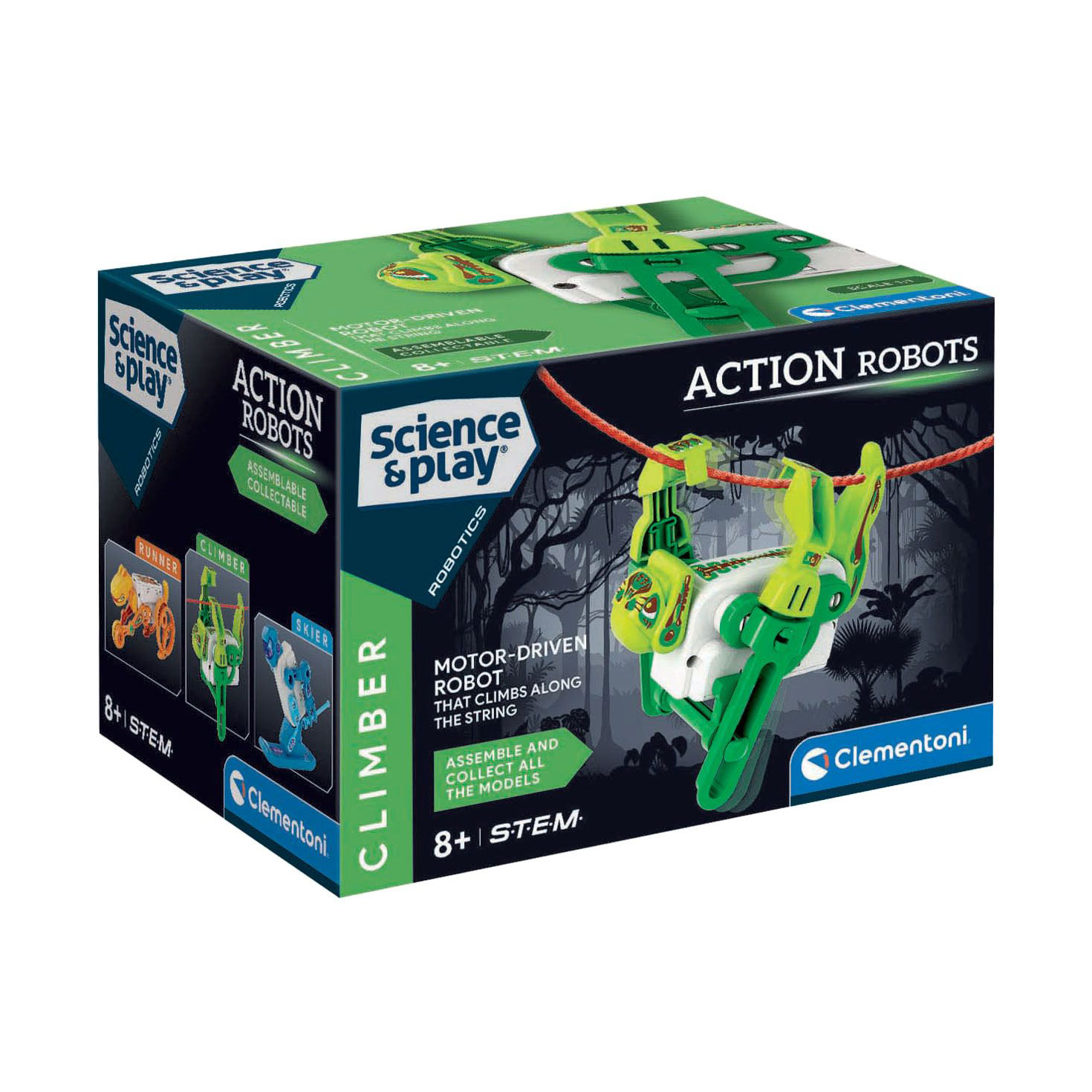Дитячий робот-конструктор Clementoni Science &amp; Play Climber, від 8 років, 11*15*10.5 см (75138)