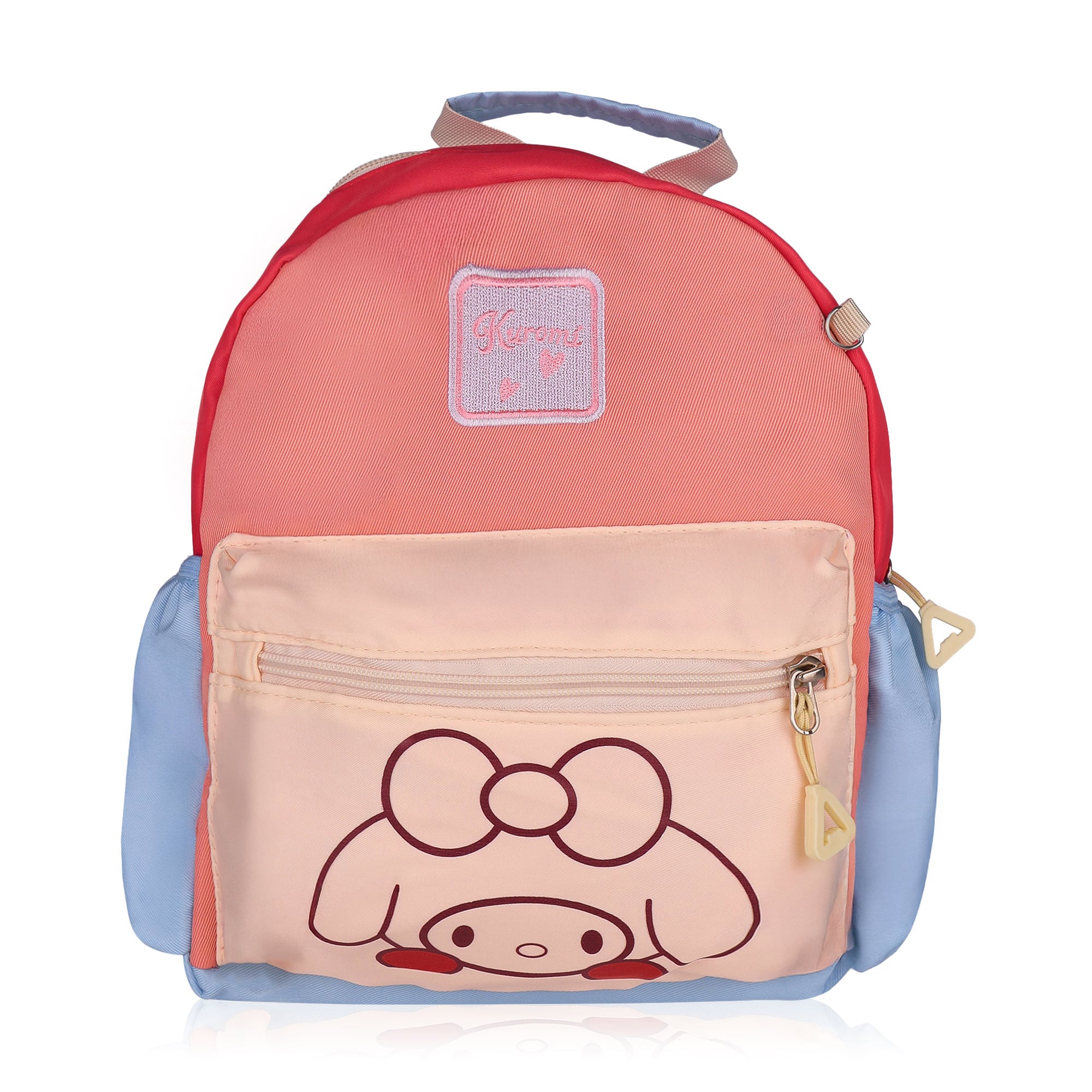 Дитячий рюкзак Jun Bags, блакитно-бежево-червоний (25IMS023)