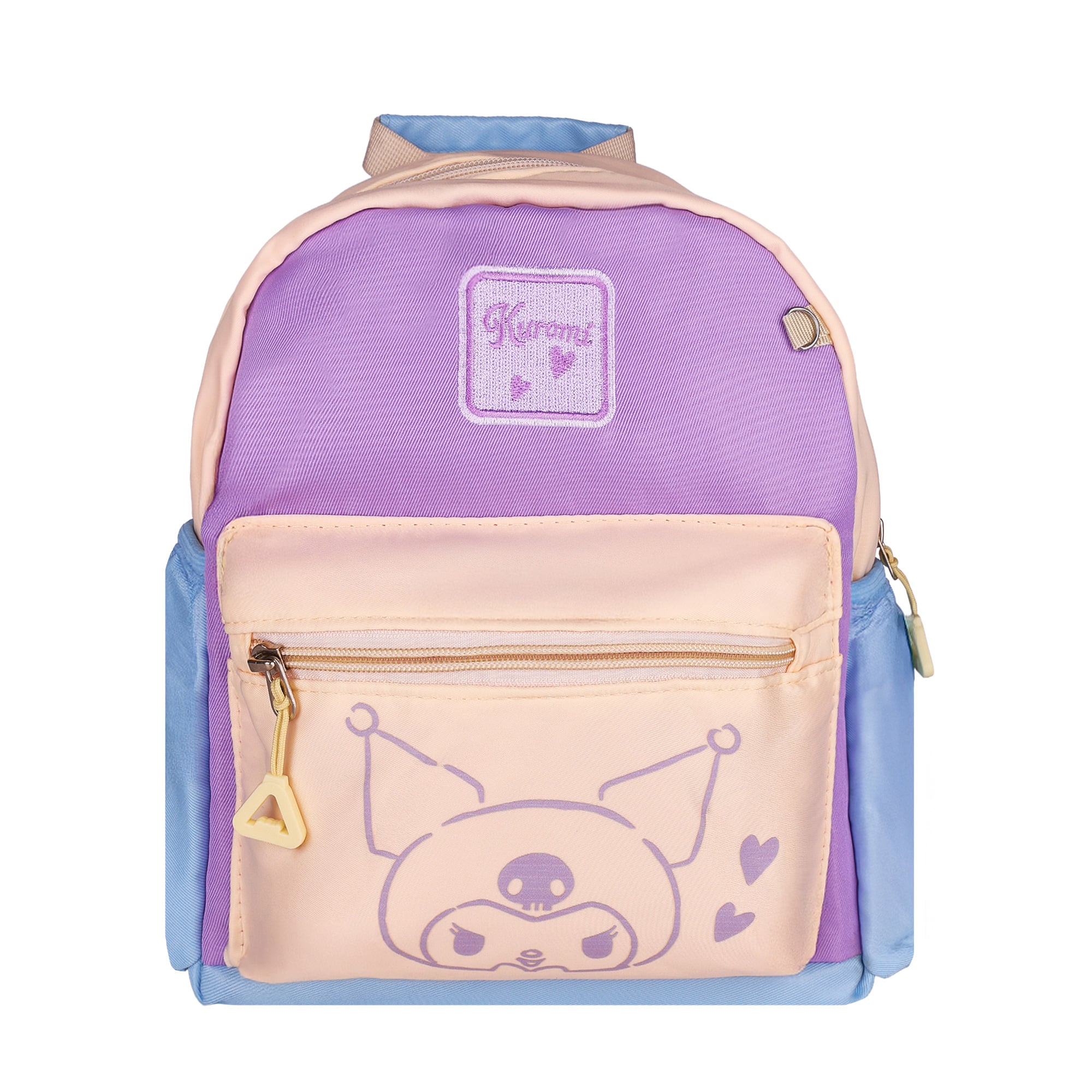 Дитячий рюкзак Jun Bags, блакитно-бежево-фіолетовий (25IMS023)