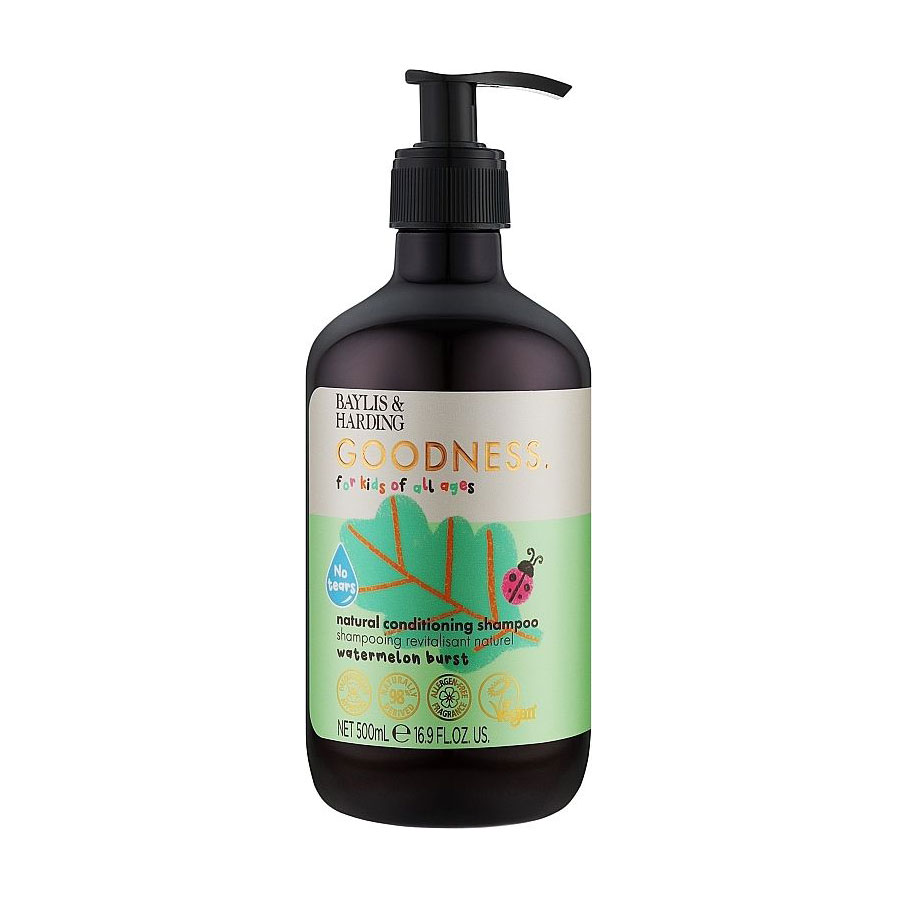 Дитячий шампунь-кондиціонер для волосся Baylis &amp; Harding Goodness Natural Conditioning Shampoo Watermelon Burst, 500 мл