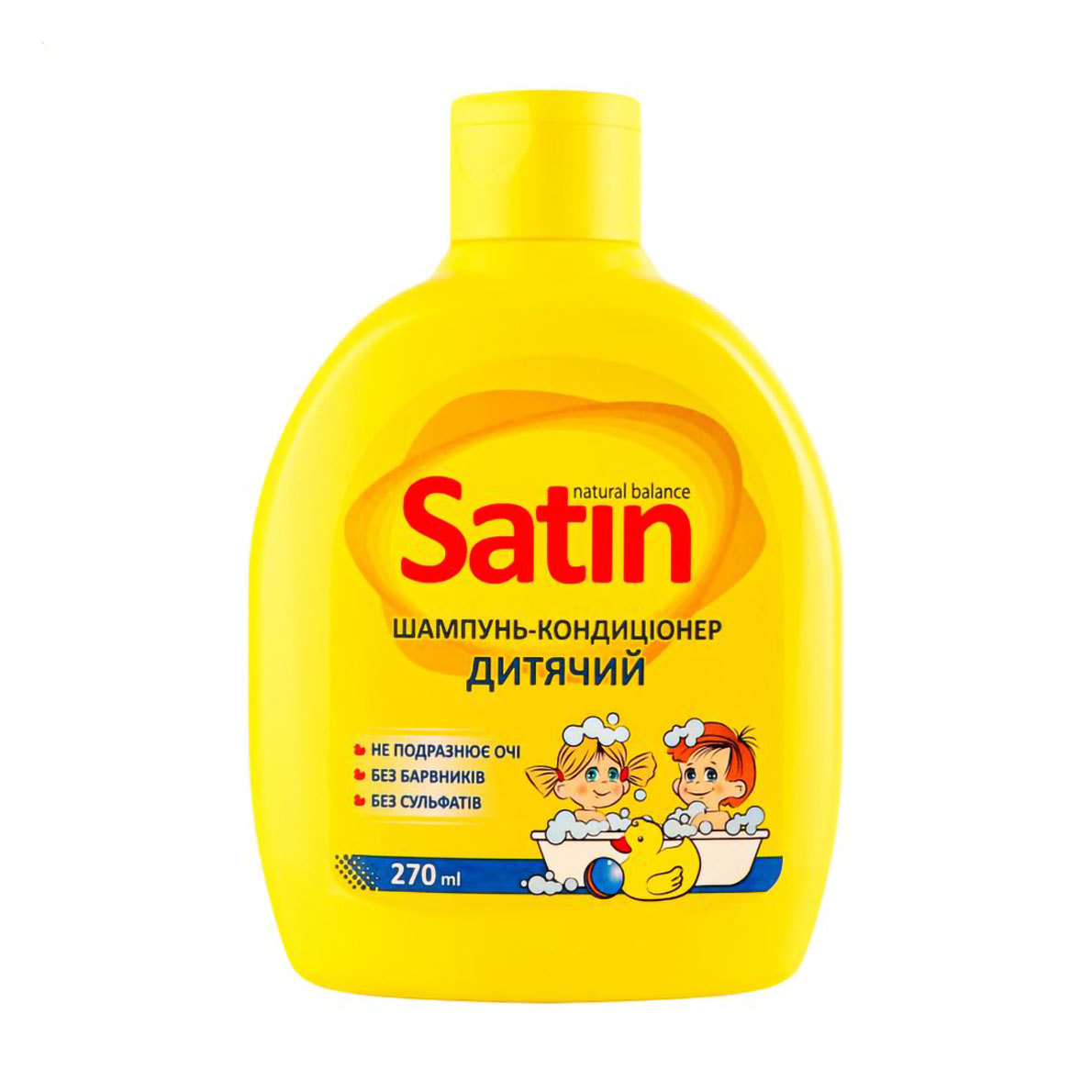 Дитячий шампунь-кондиціонер для волосся Satin Natural Balance, 270 мл