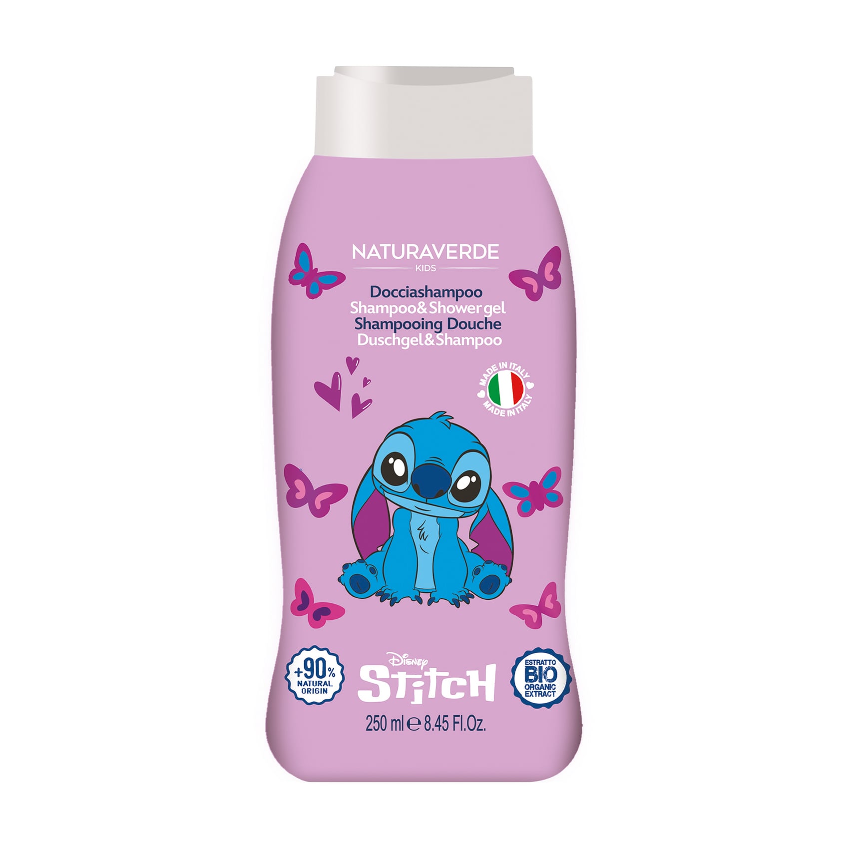 Дитячий шампунь та кондиціонер Naturaverde Disney Shampoo &amp; Shower Gel, 250 мл