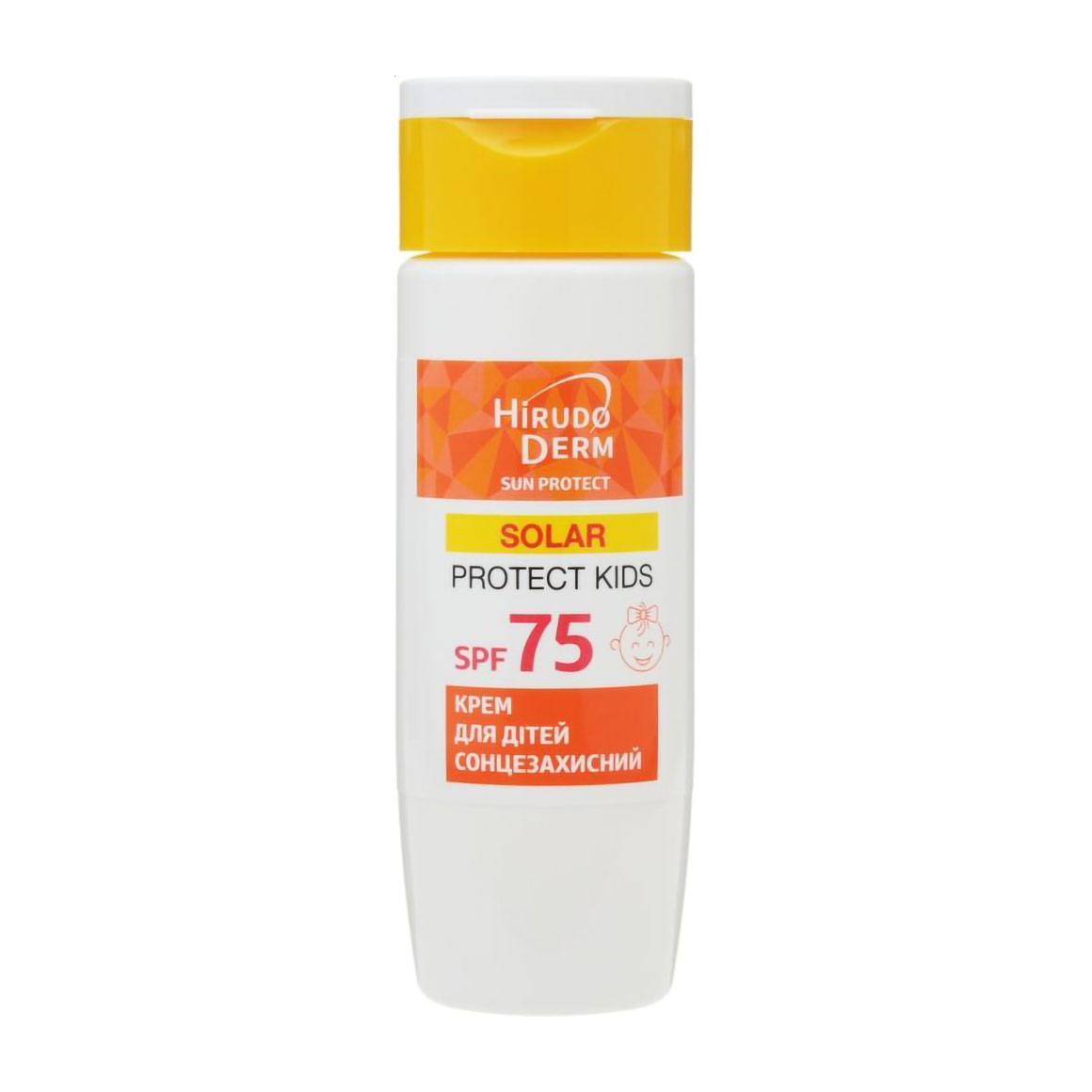 Дитячий сонцезахисний крем для тіла Hirudo Derm Sun Protect Solar Protect Kids SPF 75, 150 мл