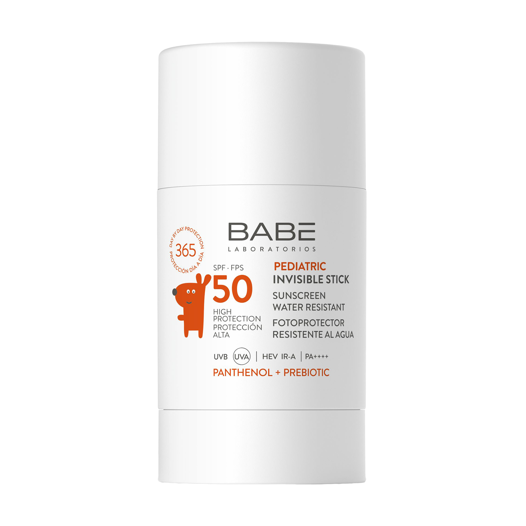 Дитячий сонцезахисний невидимий стік BABE Laboratorios Pediatric Invisible Stick SPF 50 з пантенолом та пребіотиком, 30 г