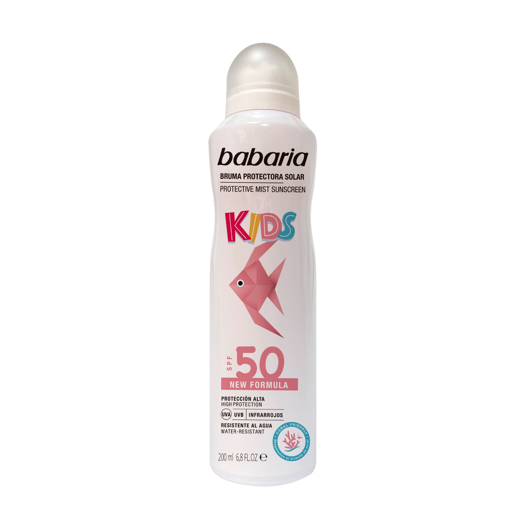 Дитячий сонцезахисний спрей для тіла Babaria Kids Protective Mist Sunscreen SPF 50, 200 мл
