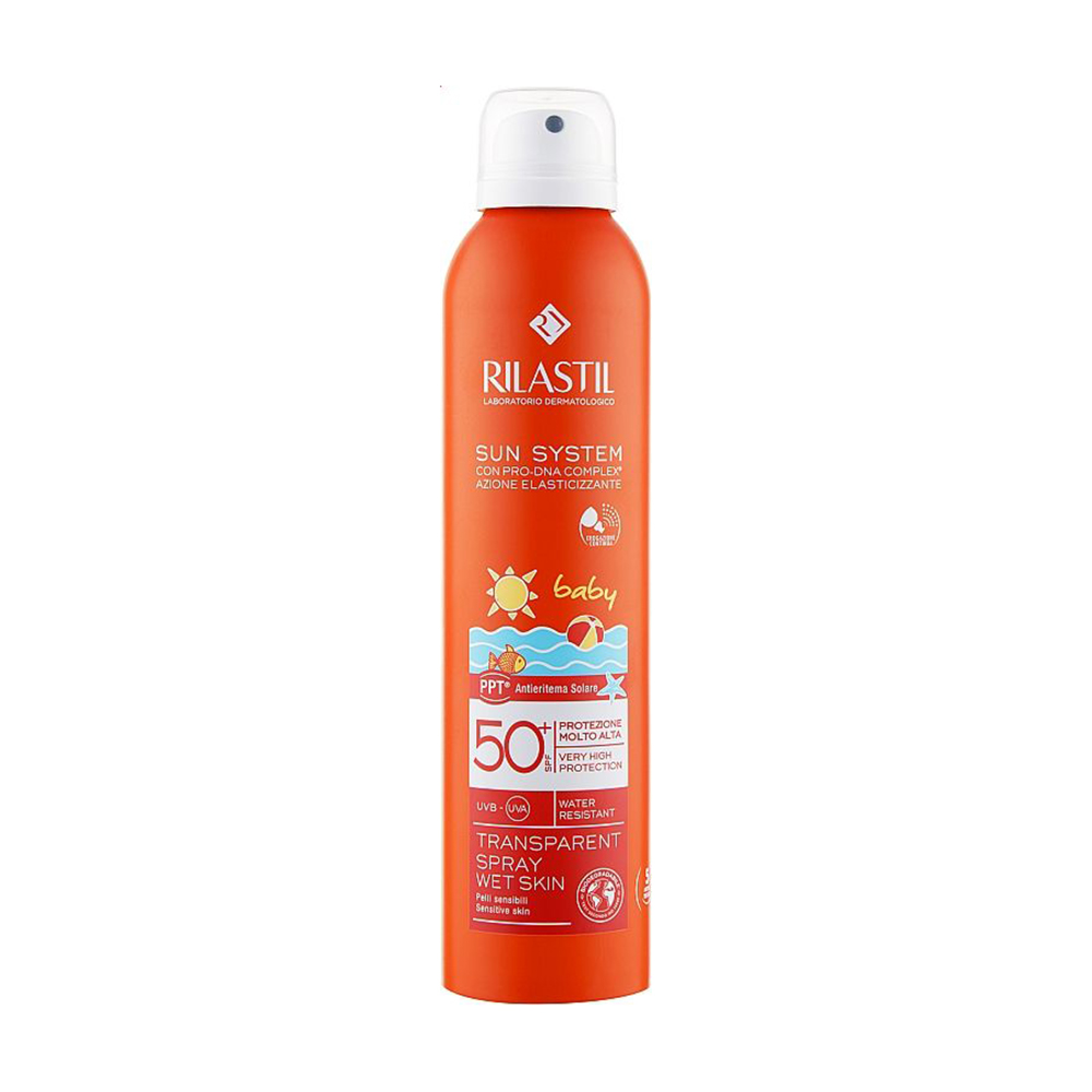 Дитячий сонцезахисний спрей для тіла Rilastil Sun System Baby Spray SPF 50+, 200 мл