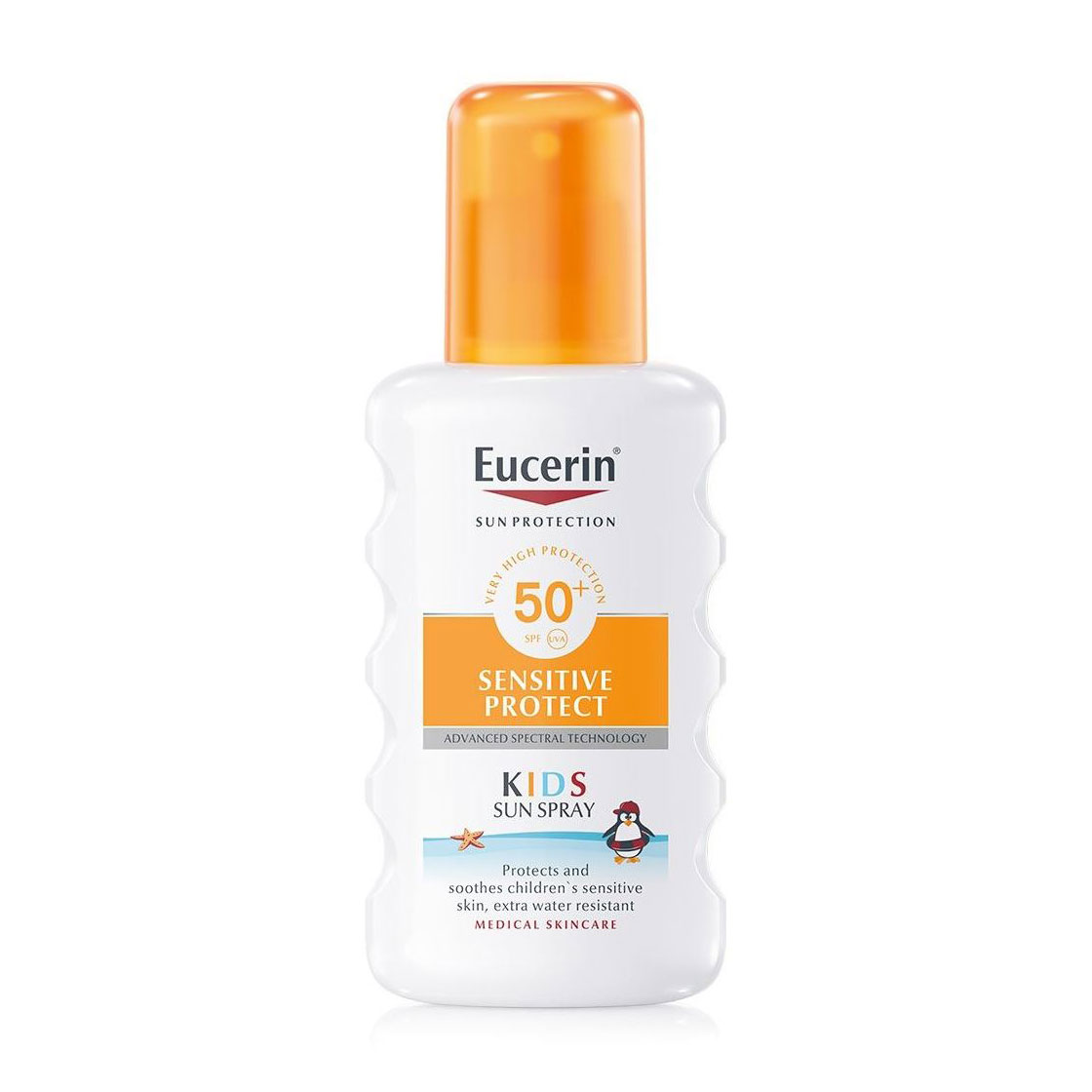 Дитячий сонцезахисний спрей Eucerin Kids Sun Spray Sensitive Protect SPF 50+, 200 мл
