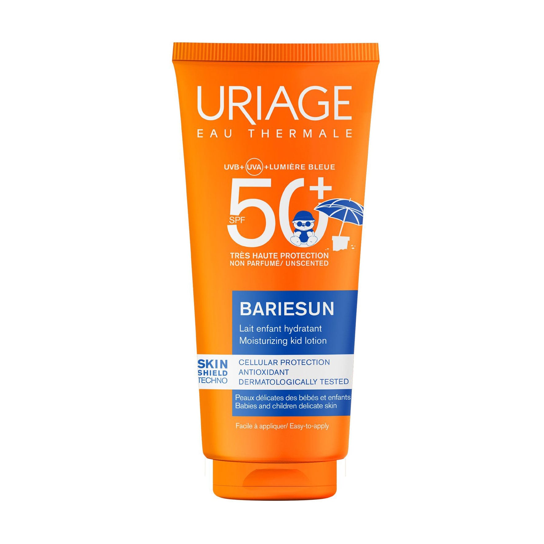 Дитячий сонцезахисний зволожувальний лосьйон для тіла Uriage Bariesun SPF 50+ Moisturuzing Kid Lotion, 100 мл