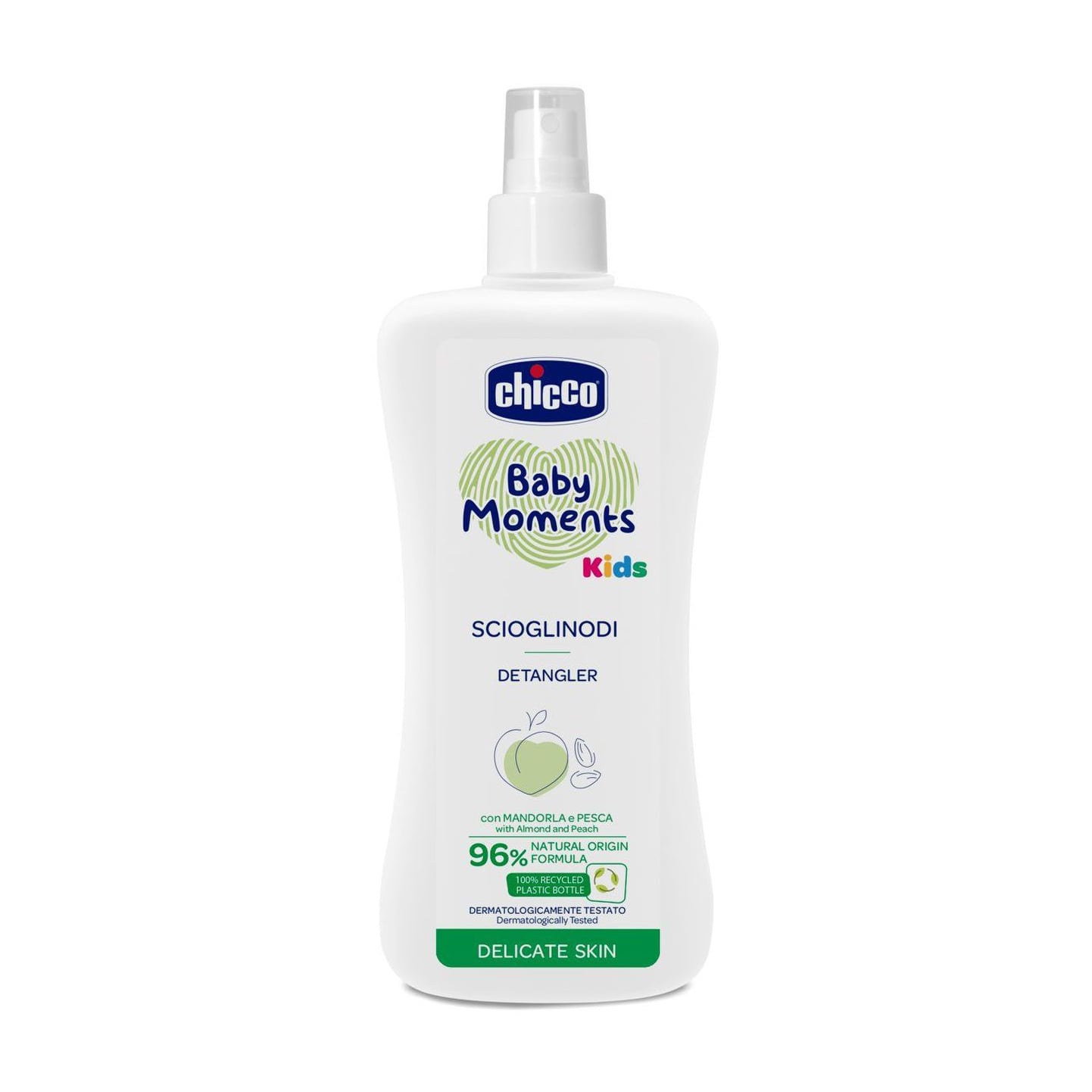 Дитячий спрей для легкого розчісування волосся Chicco Baby Moments Kids Detangler, 200 мл