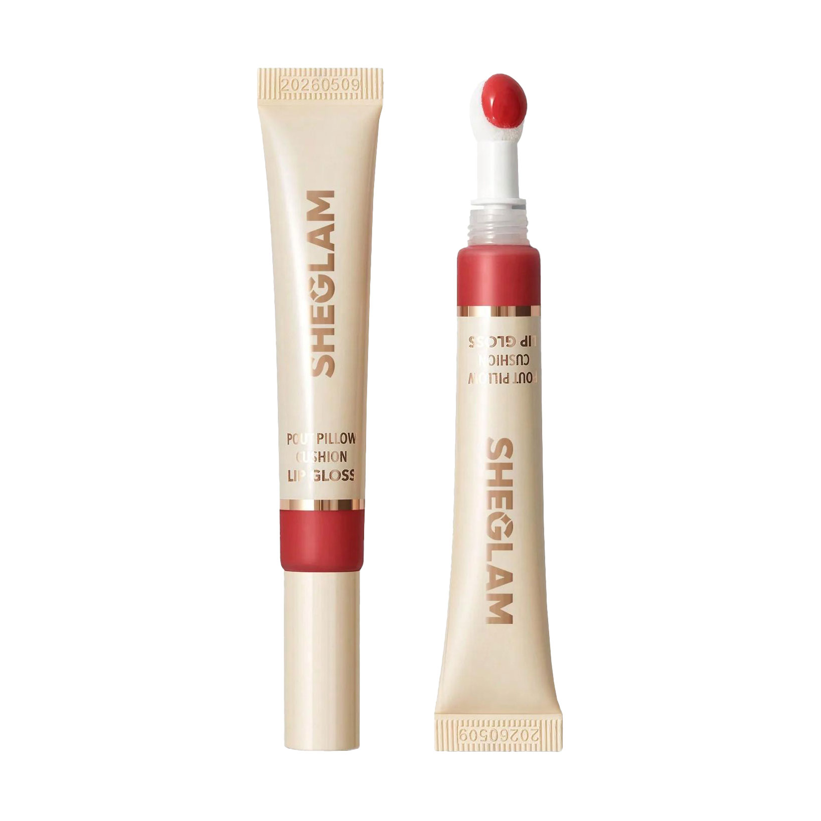 Дзеркальний блиск для губ Sheglam Pout Pillow Cushion Lip Gloss з аплікатором, Beauty Sleep, 10 г