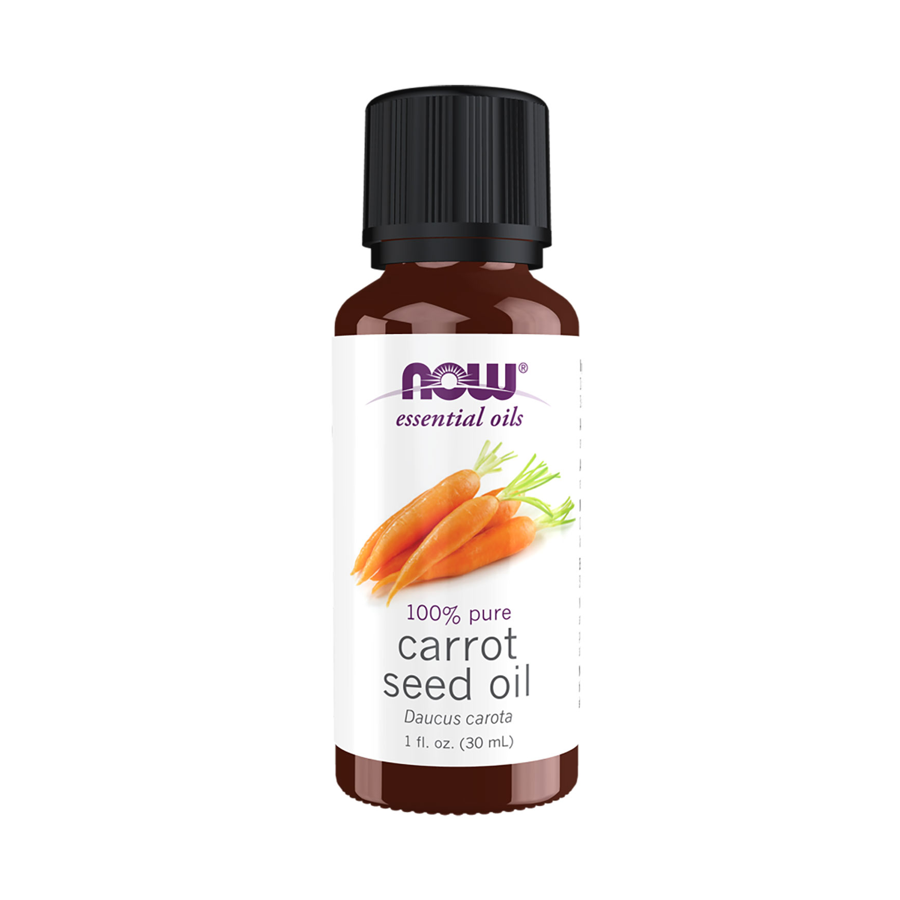 Ефірна олія Now Foods Essential Oils 100% Pure Carrot Seed Oil Насіння моркви, 30 мл