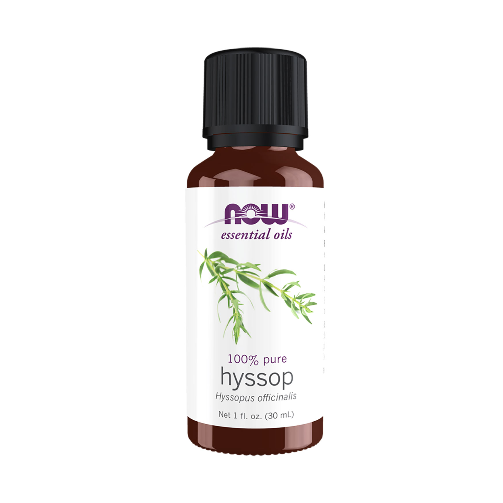 Ефірна олія NOW foods Essential Oils 100% Pure Hyssop Ісоп, 30 мл