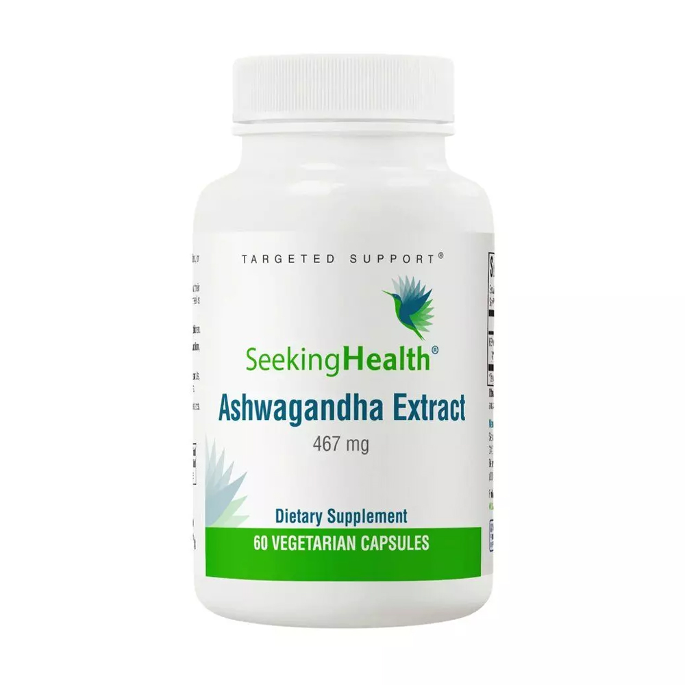 Екстракт ашваганди Seeking Health Ashwagandha Extract 467 мг, 60 капсул