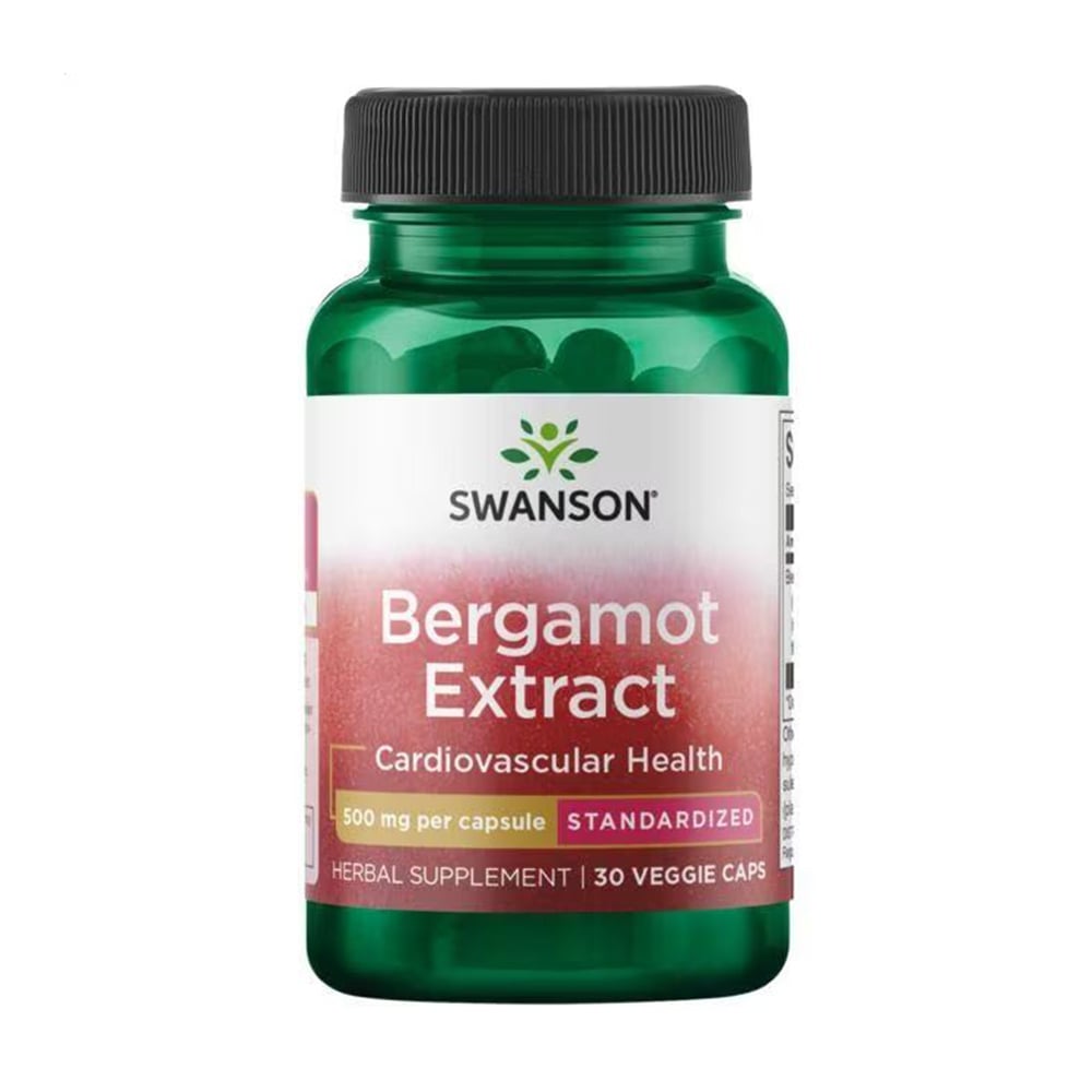 Екстракт бергамоту Swanson Bergamot Extract 500 мг, 30 капсул
