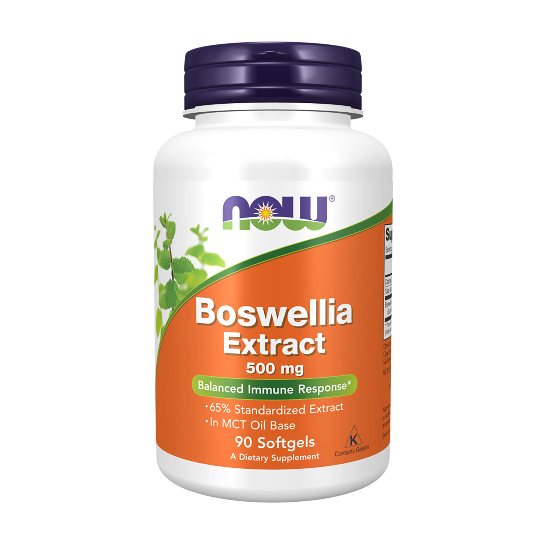Екстракт Босвелії NOW Foods Boswellia Extract 500 мг, 90 капсул