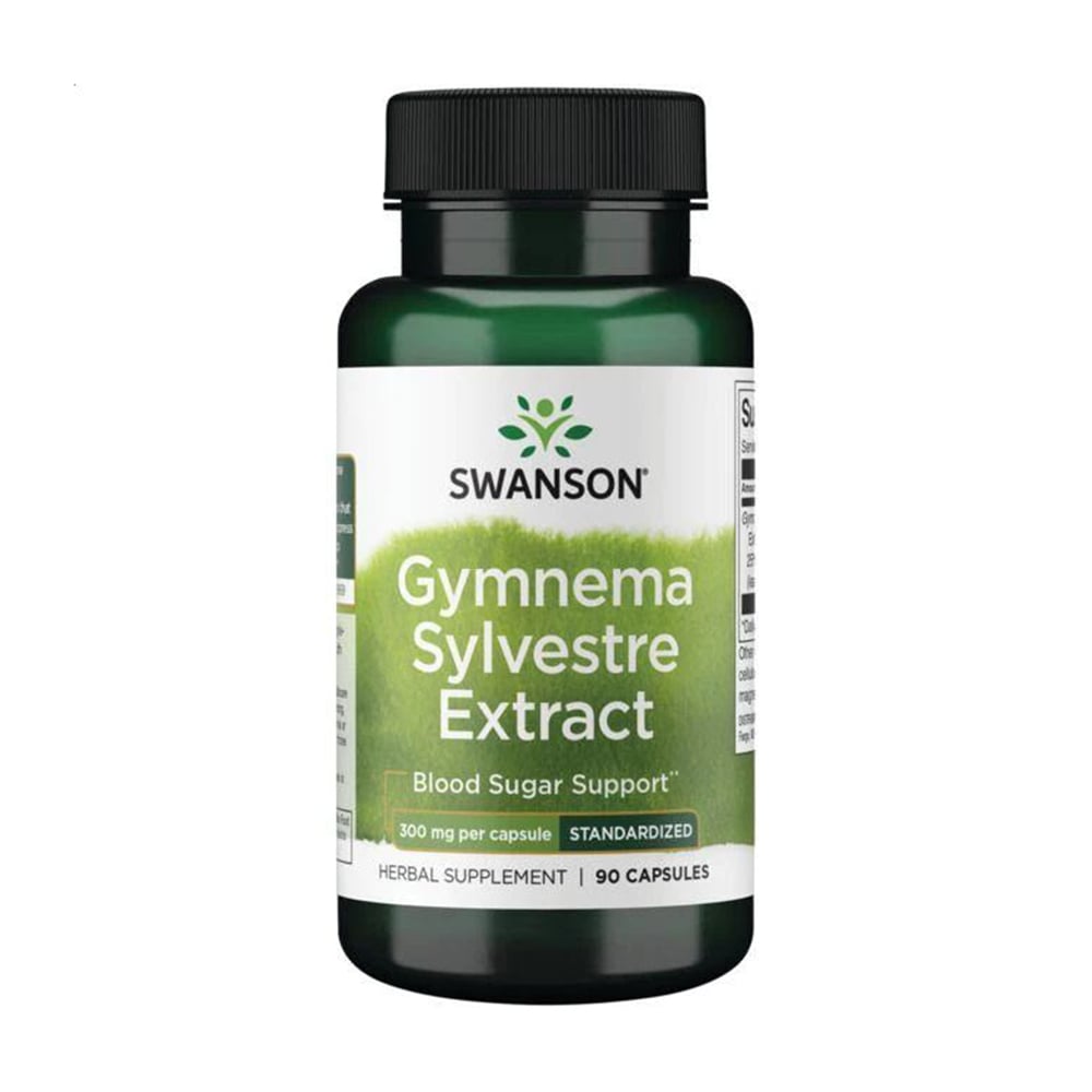 Екстракт джимнема сильвестра Swanson Gymnema Sylvestre Ekstrakt 300 мг, 120 капсул