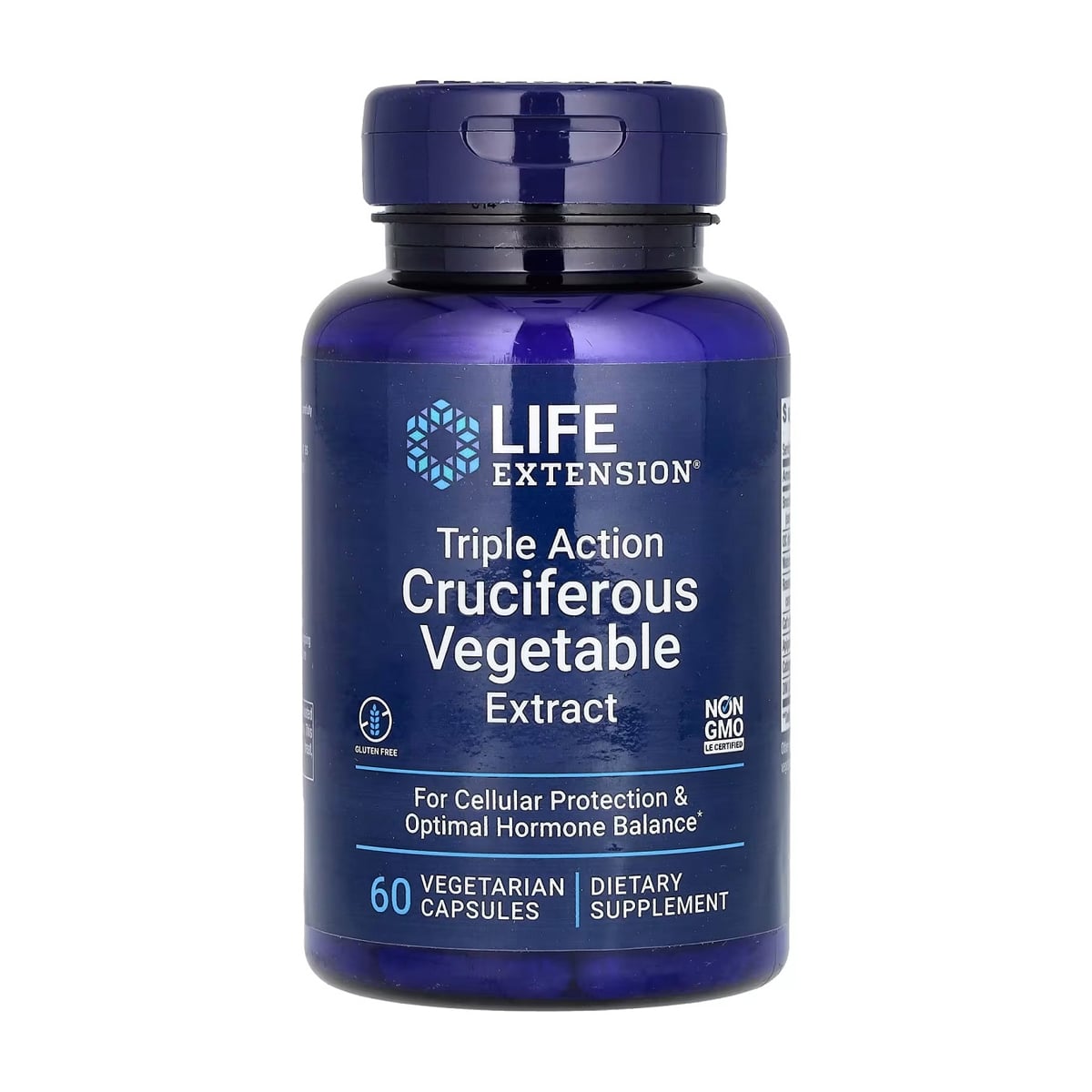 Екстракт хрестоцвітих потрійної дії Life Extension Triple Action Cruciferous Vegetable Extract, 60 вегетаріанських капсул