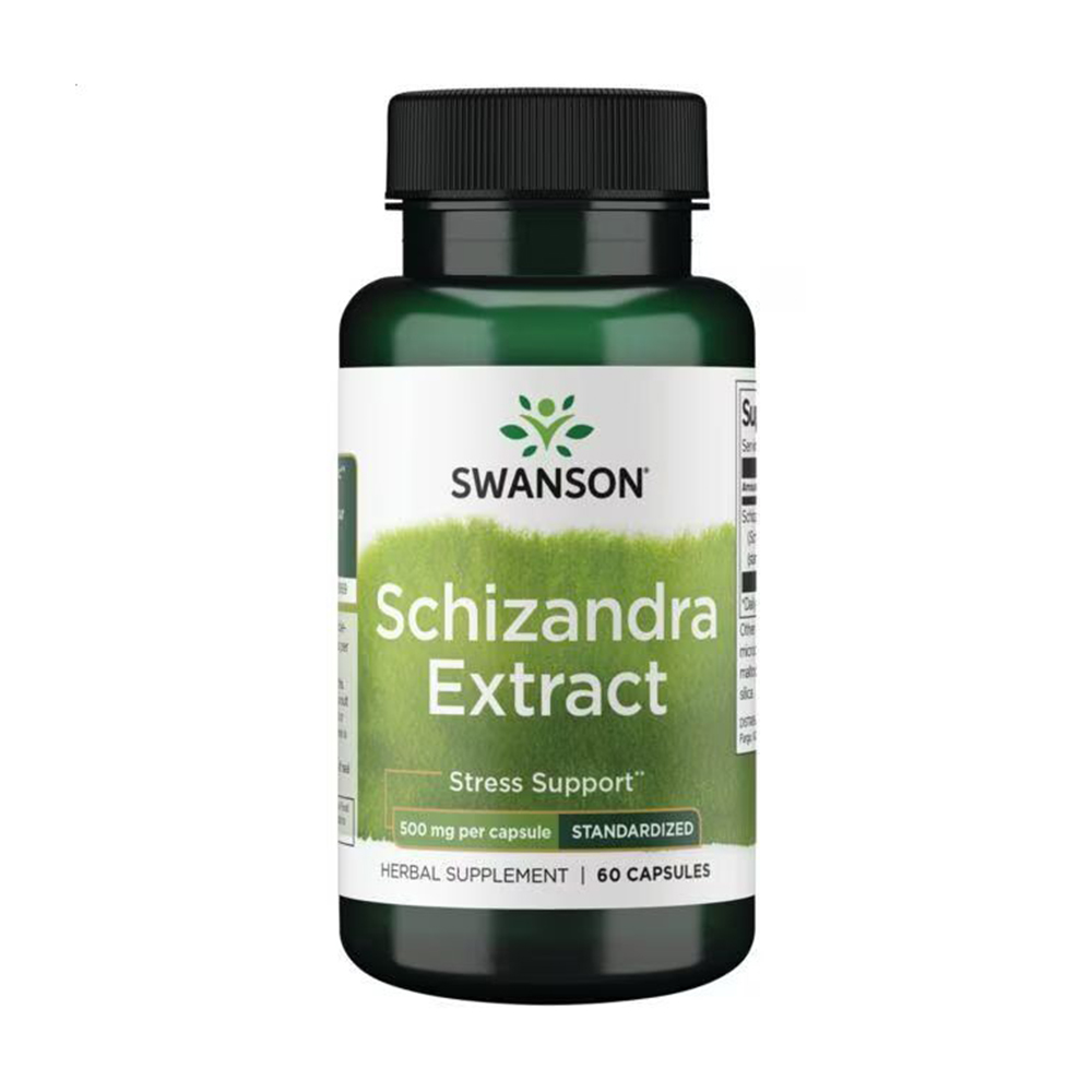 Екстракт лимонника Swanson Schizandra Extract, 500 мг, 60 капсул