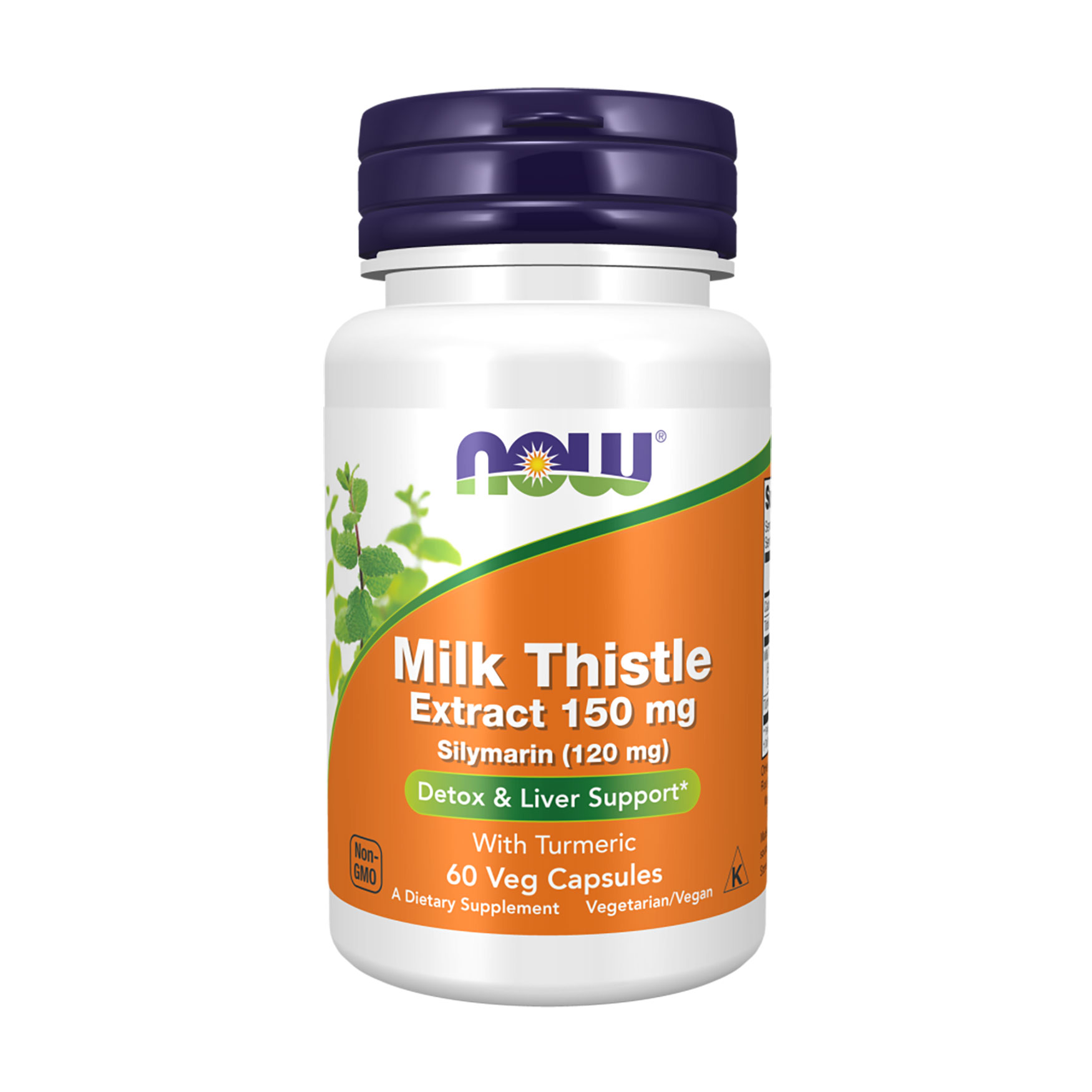 Екстракт розторопші Now Foods Milk Thistle 150 мг, 60 капсул