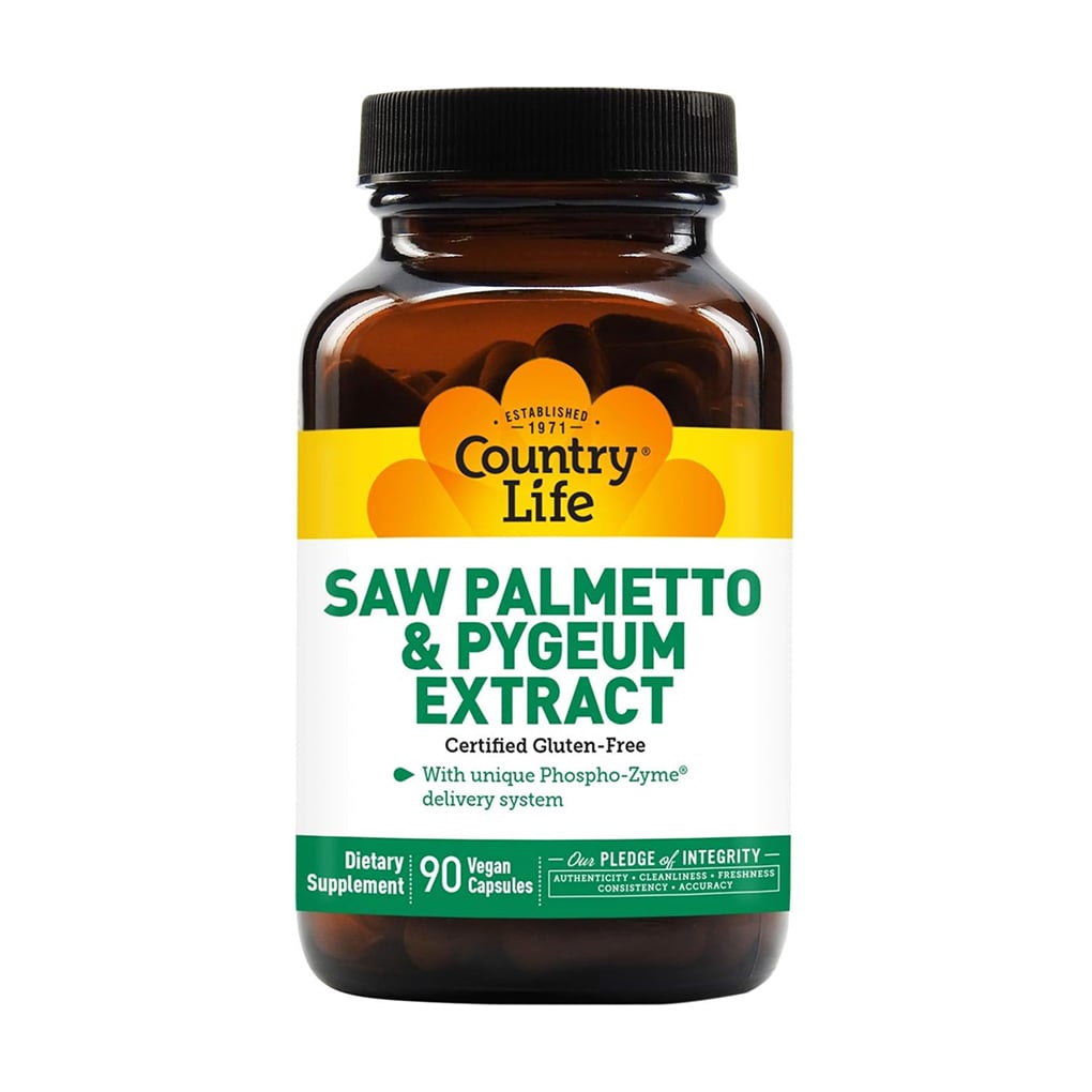 Екстракт сереноа та кори африканської сливи Country Life Saw Palmetto &amp; Pygeum Extract, 90 веганських капсул