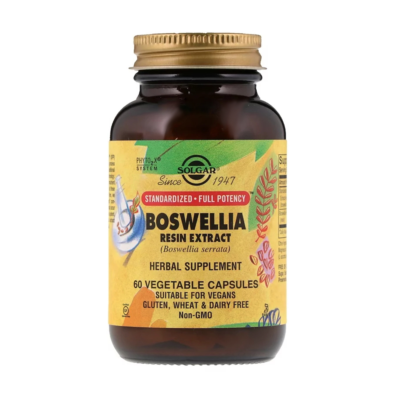 Екстракт смоли Босвелії Solgar Boswellia Resin Extract, 60 капсул