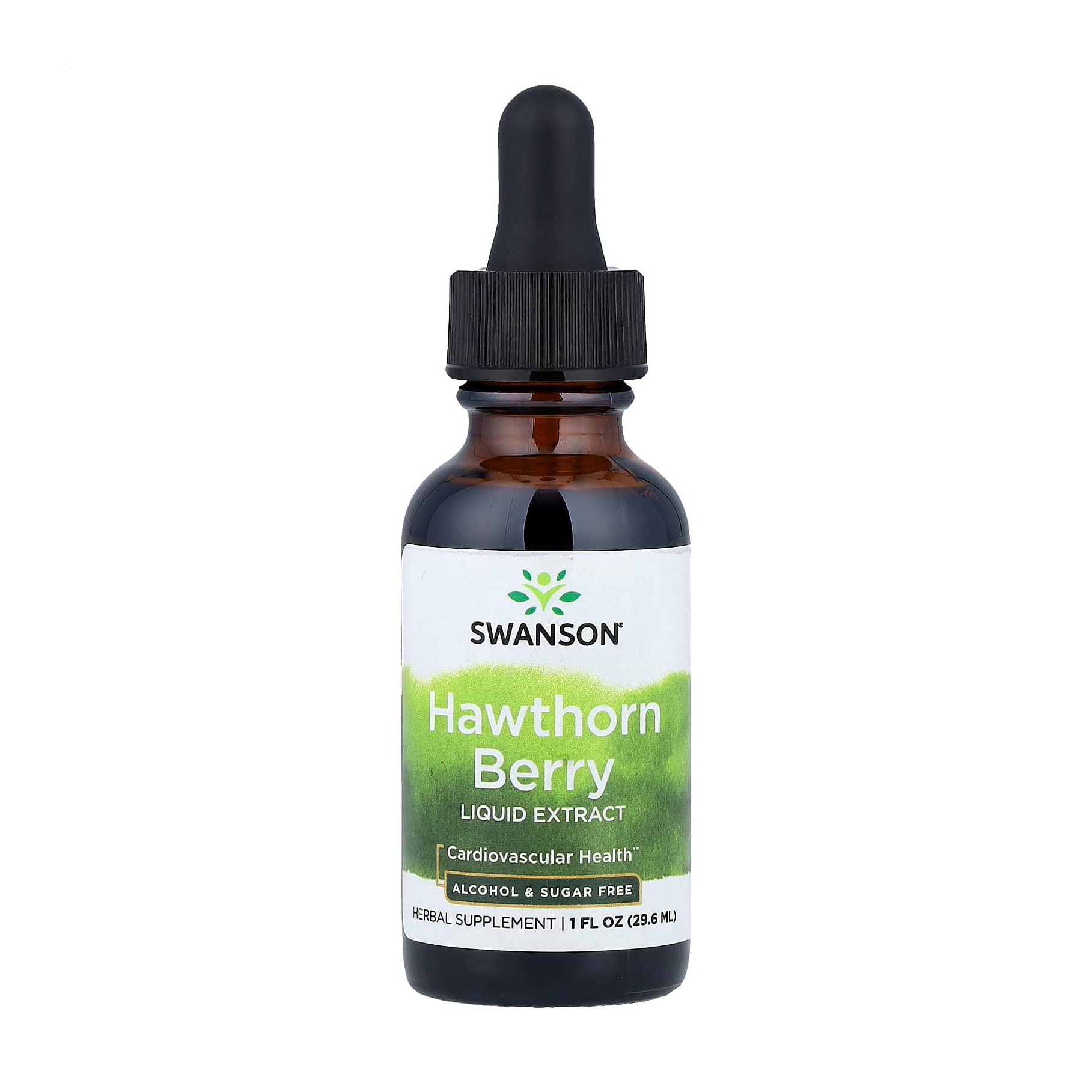 Екстракт ягід глоду Swanson Hawthorn Berry Liquid Extract, в рідині, 29.6 мл