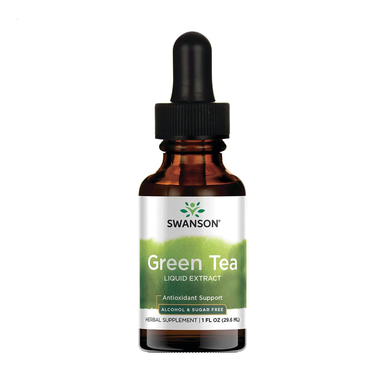 Екстракт зеленого чаю Swanson Green Tea Liquid Extract в рідині, 29.6 мл