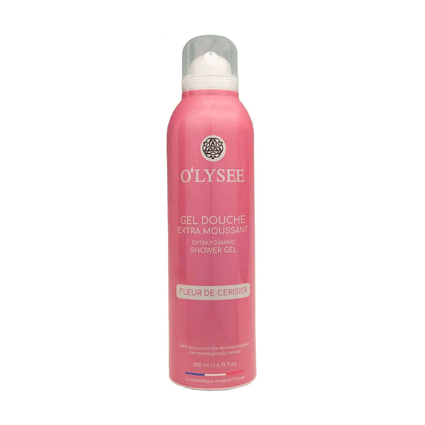 Екстрапінний гель для душу O'LYSEE Extra Foaming Shower Gel Fleur De Cerisier, 200 мл
